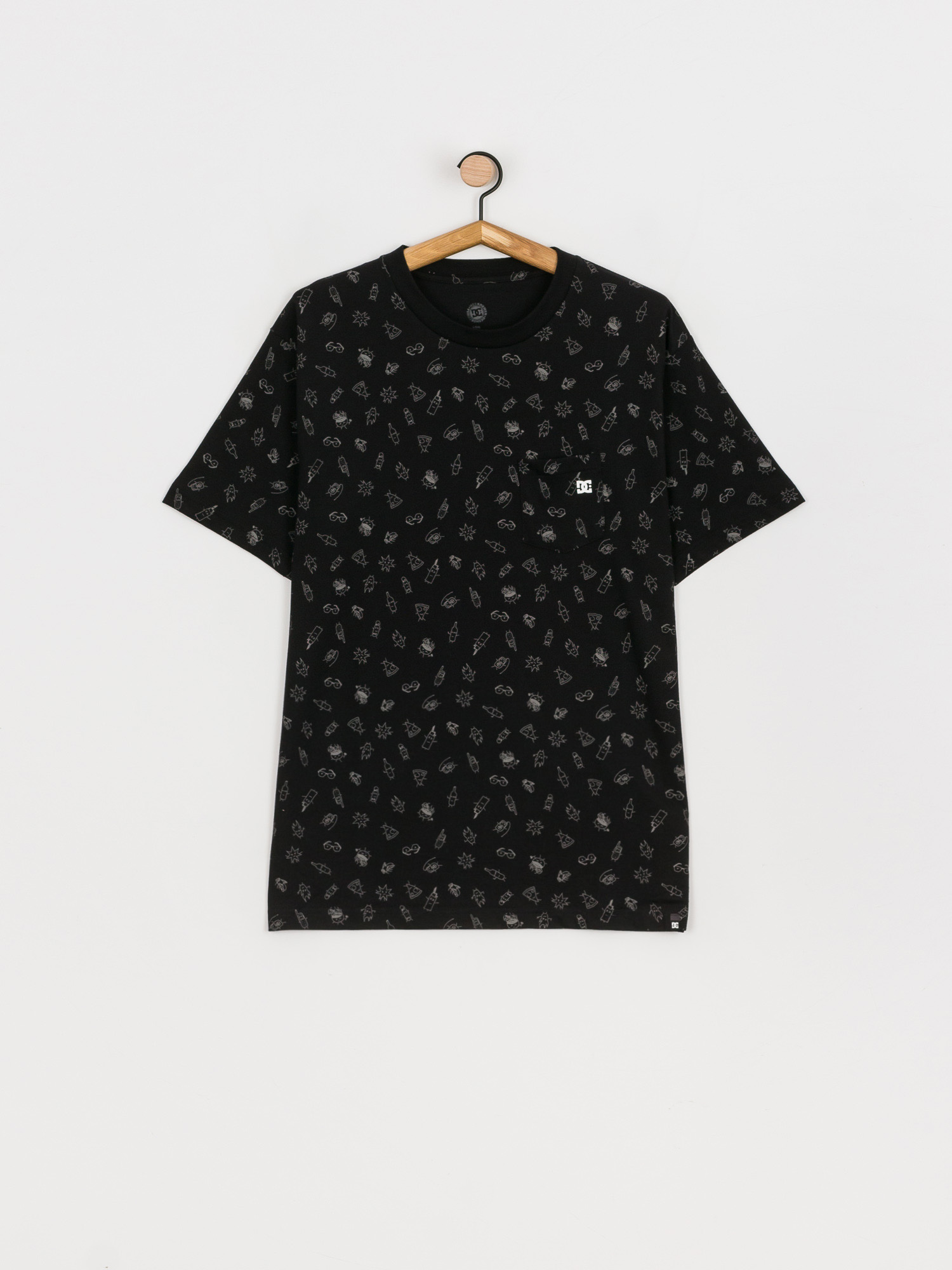 DC Wes Kremer All Over Pocket Hss póló (black)