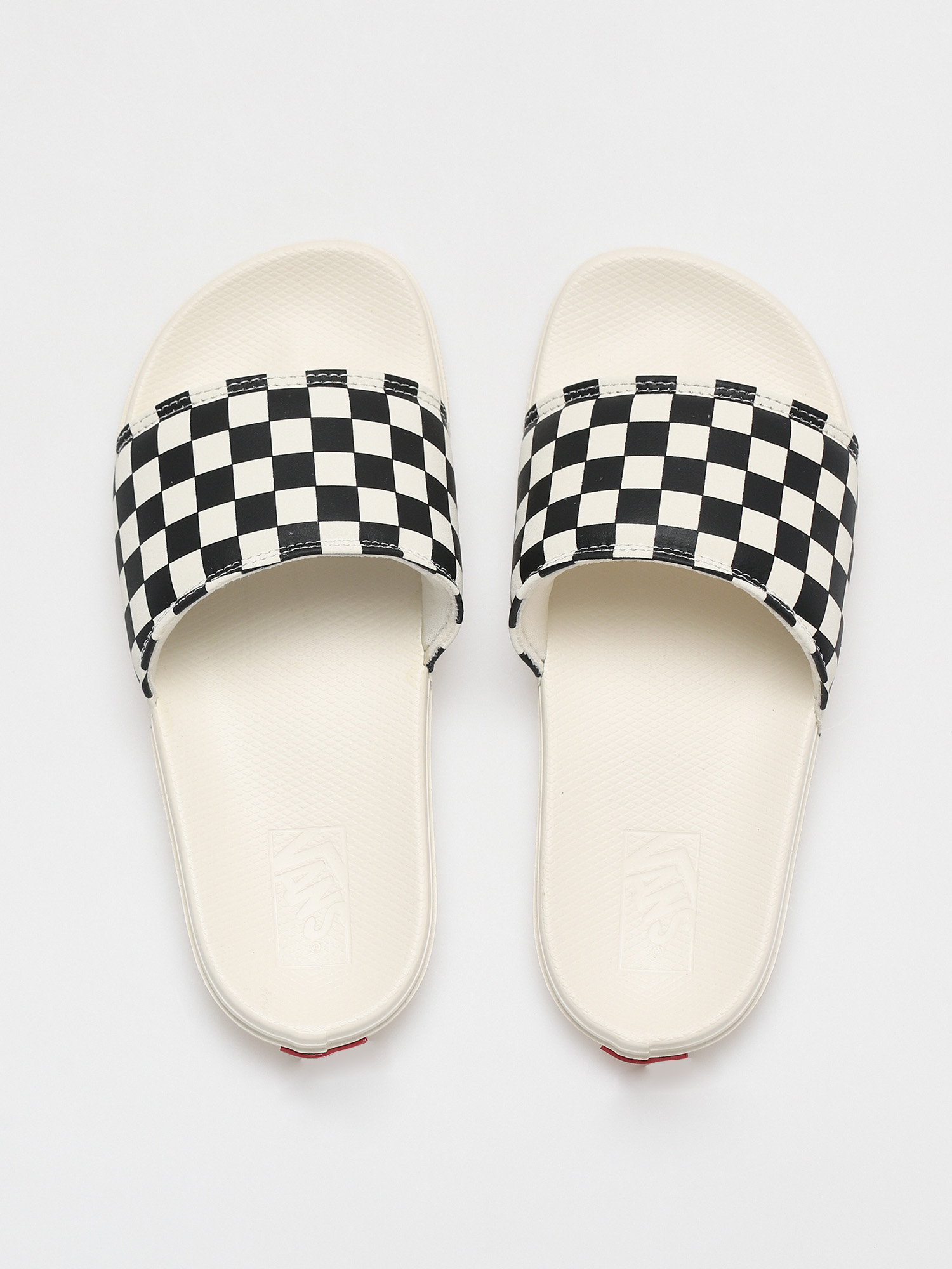 Vans La Costa Slide On Cipők Wmn (checkerboard/black/mars)