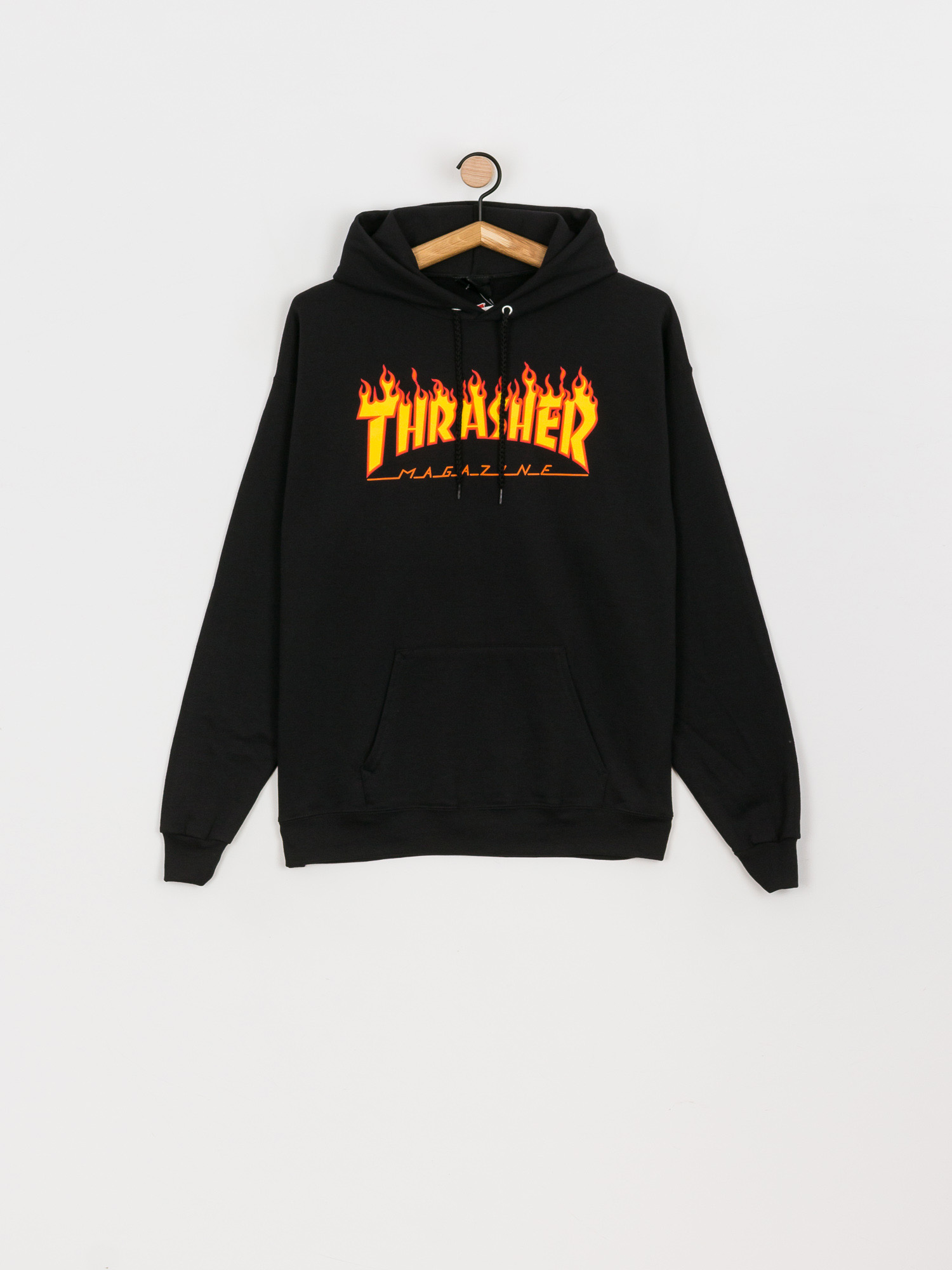 Thrasher Flame HD Wmn Kapucnis pulóver (black)