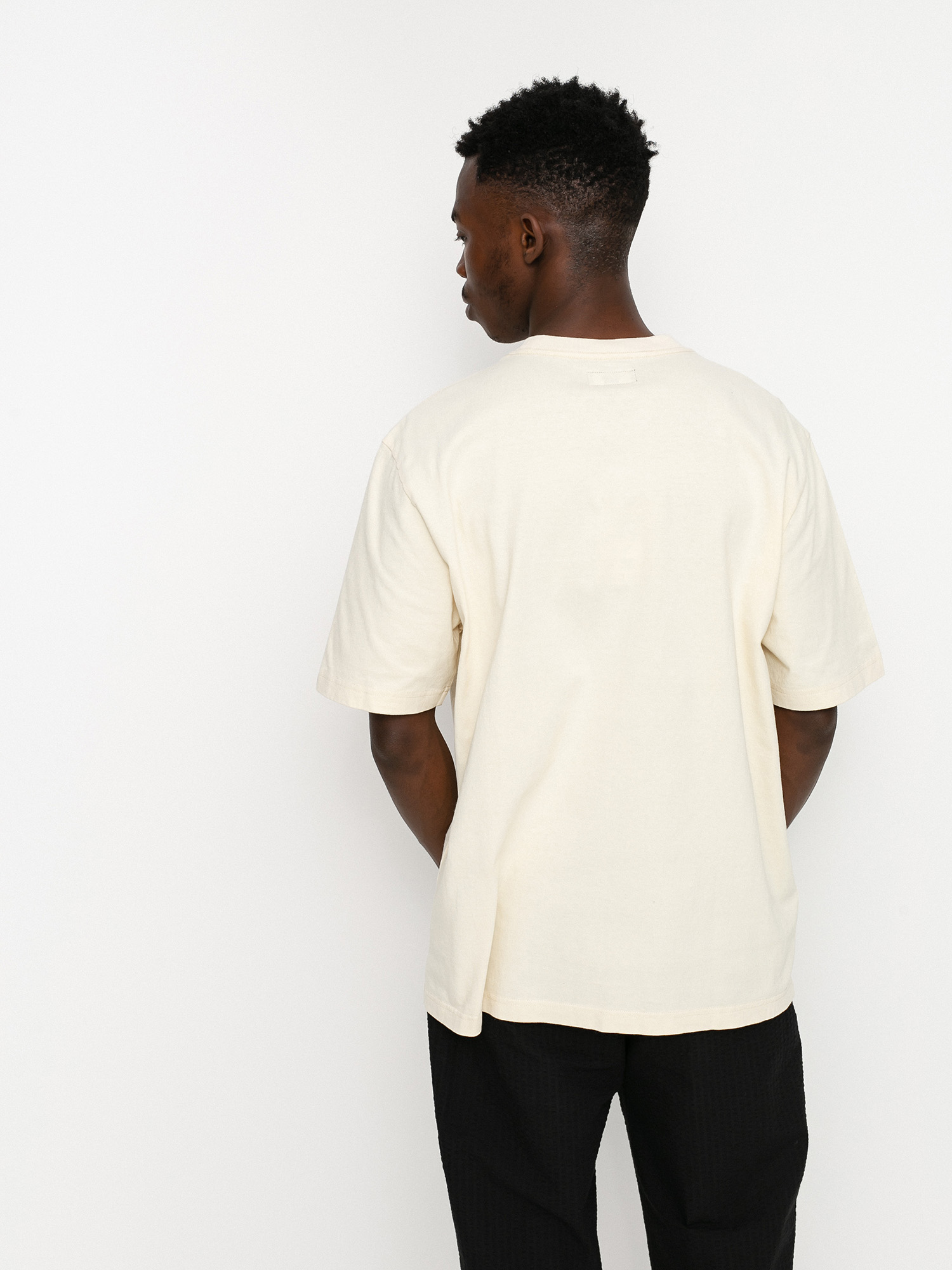 Stussy Stock Logo póló (oatmeal)