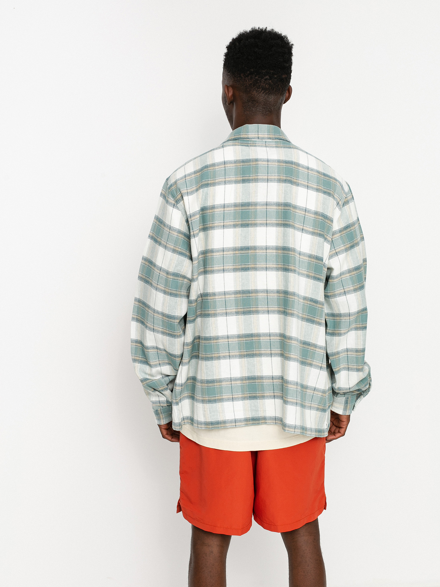 Stussy Heritage Plaid Zip Ing (green)