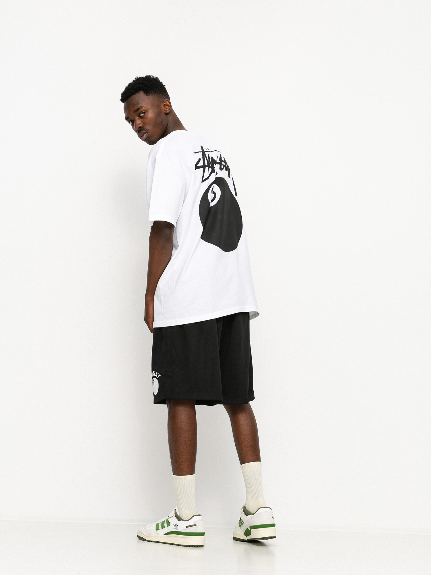 Stussy 8 Ball Mesh Rövidnadrág (black)