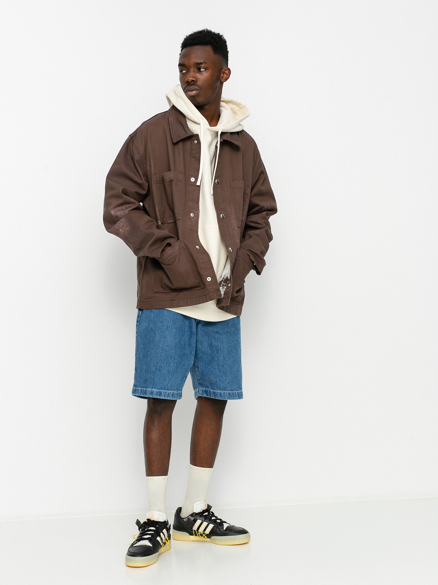 Stussy Spotted Bleach Chore Dzseki (brown)