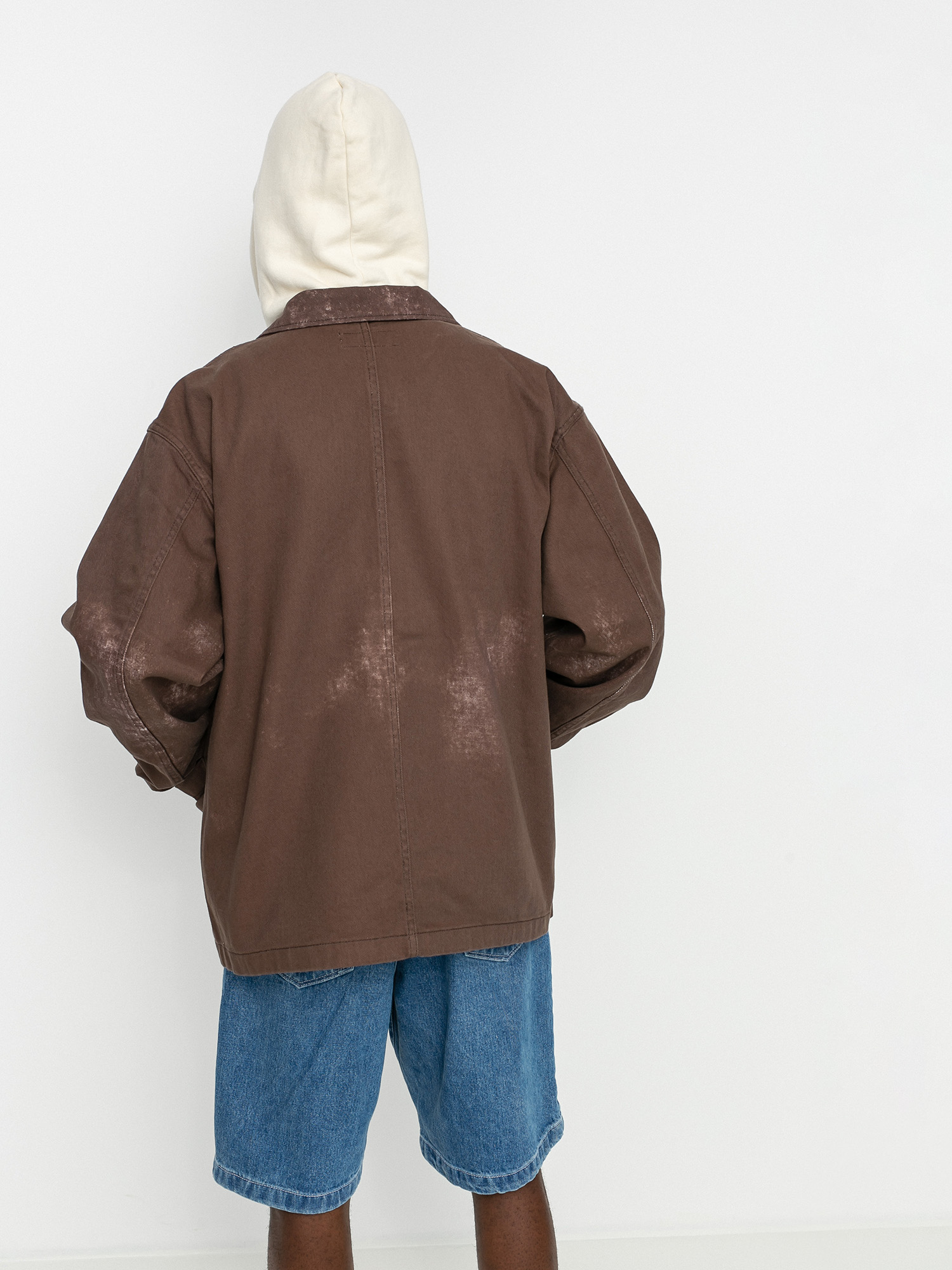 Stussy Spotted Bleach Chore Dzseki (brown)