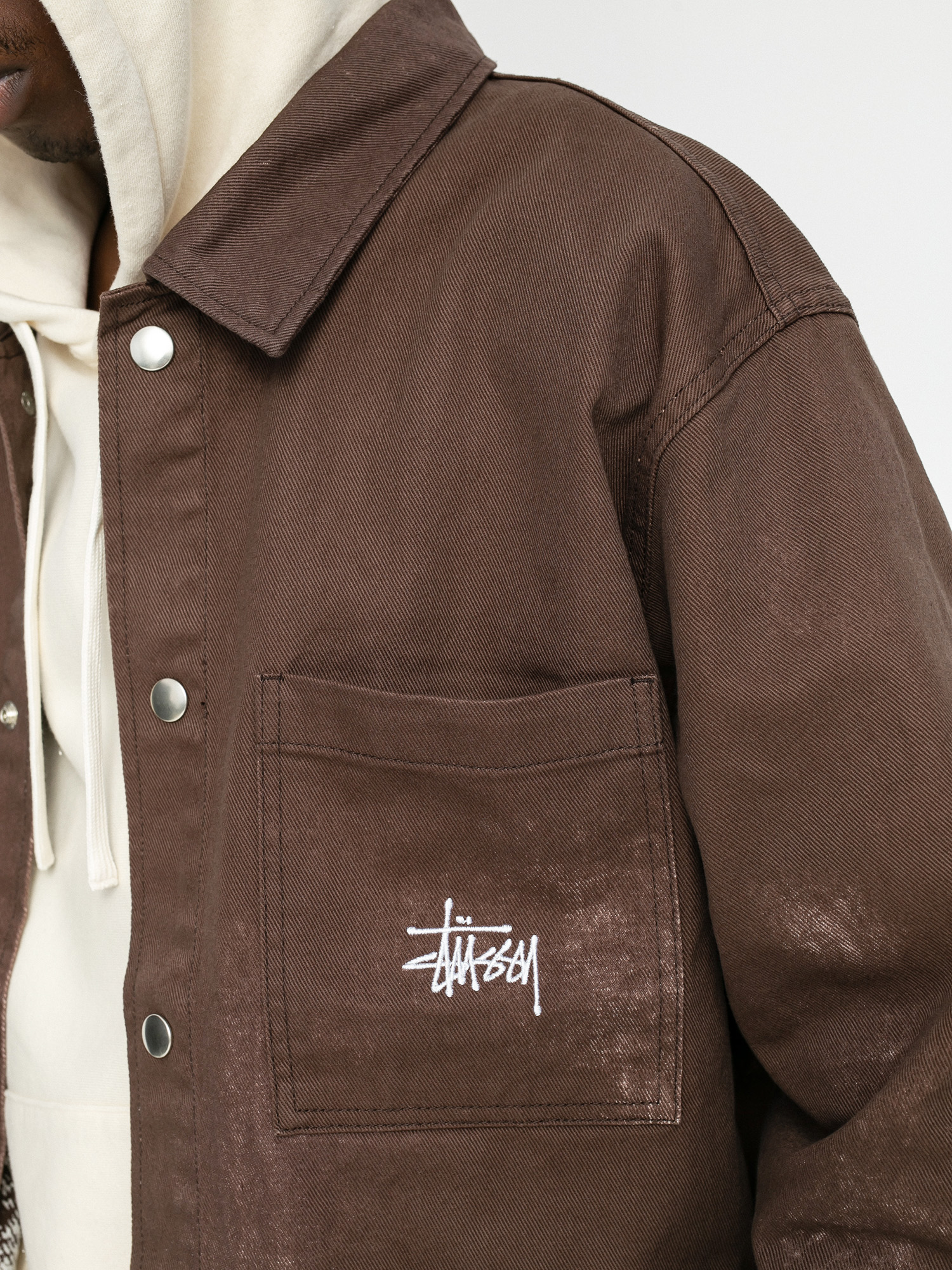 Stussy Spotted Bleach Chore Dzseki (brown)