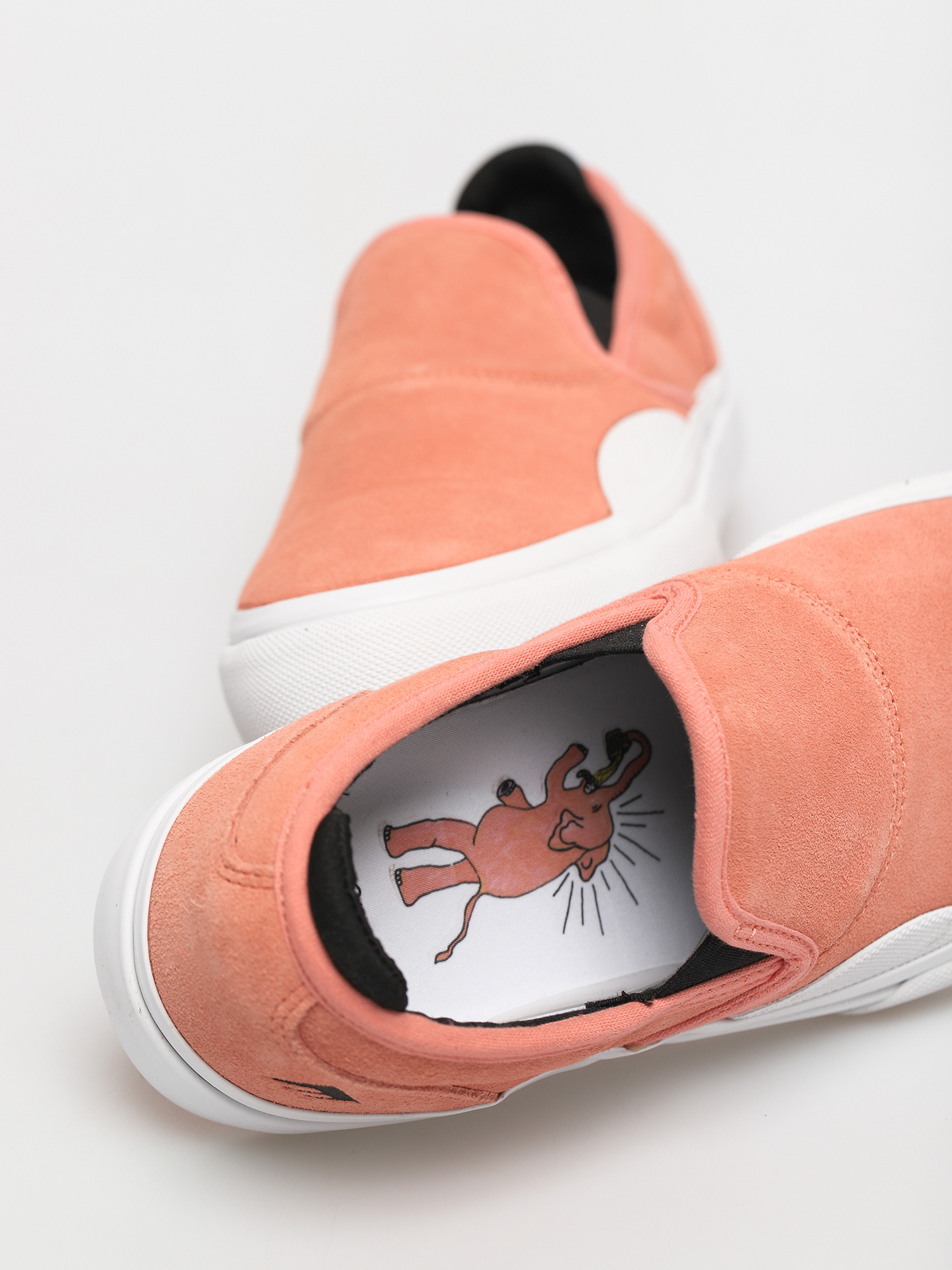 Emerica Wino G6 Slip On Cipők (pink/white)