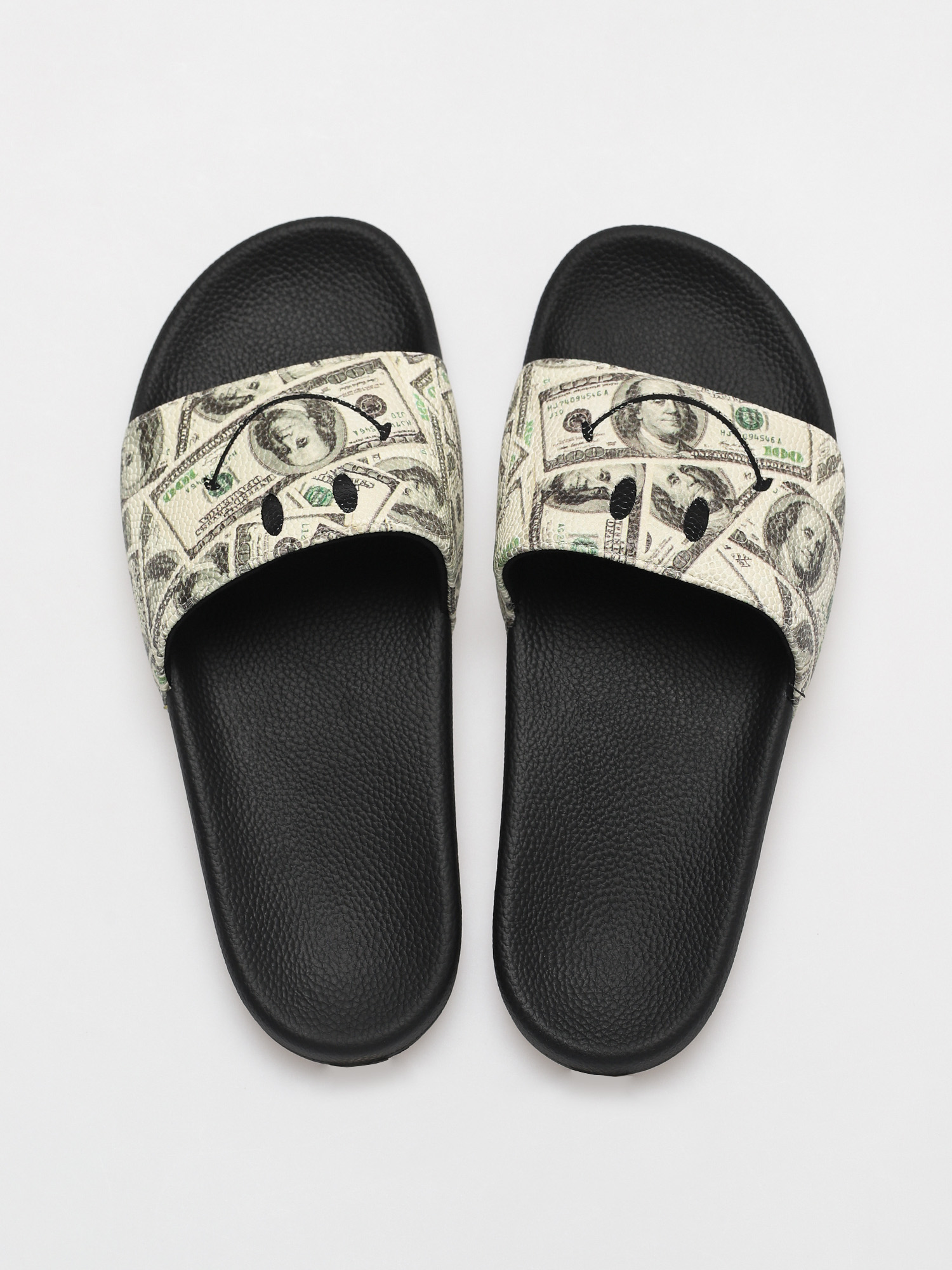 Chinatown Market Smiley Money Flip-flop papucsok (black)