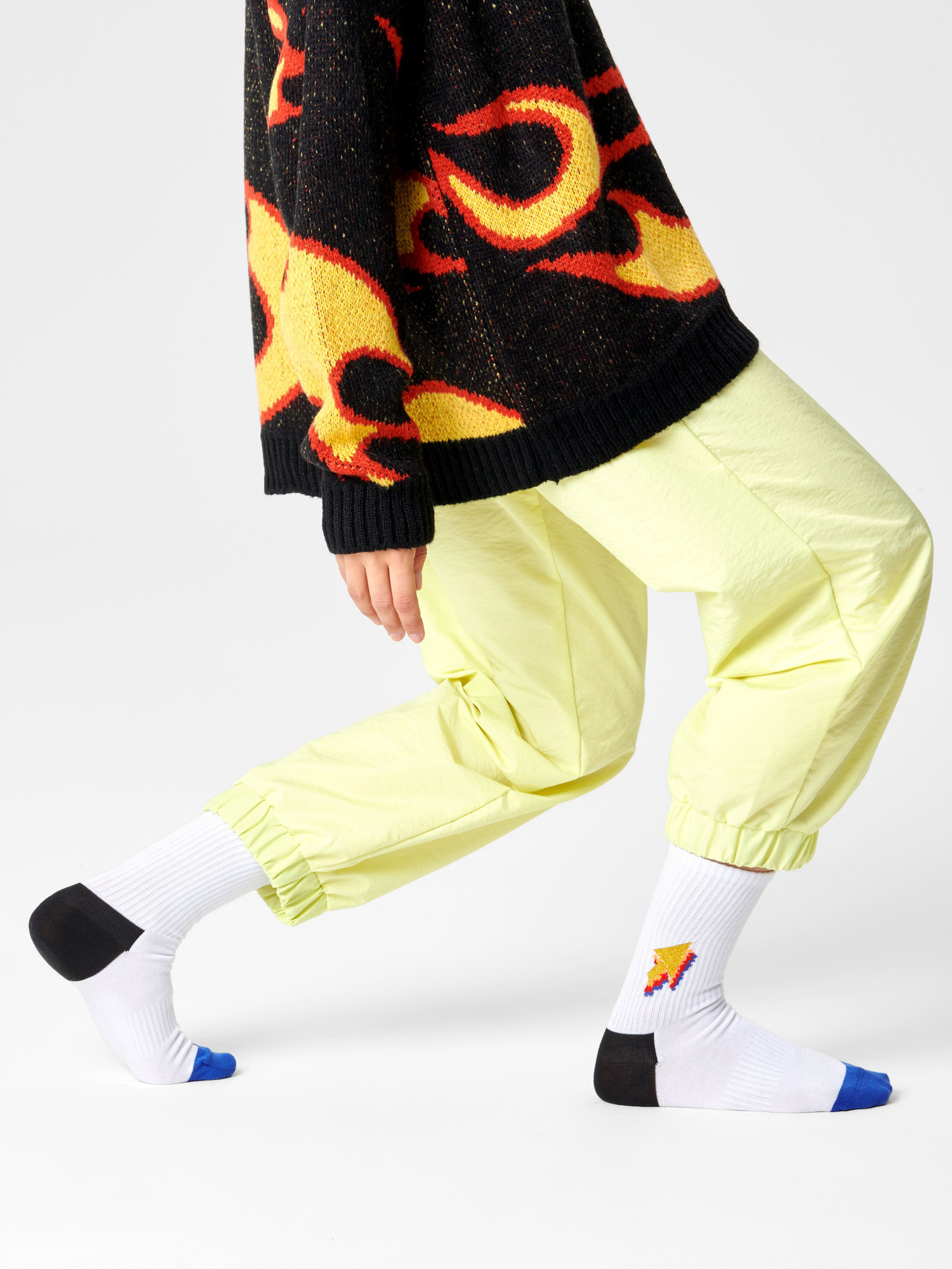 Happy Socks Arrow 3/4 Crew Zokni (white)