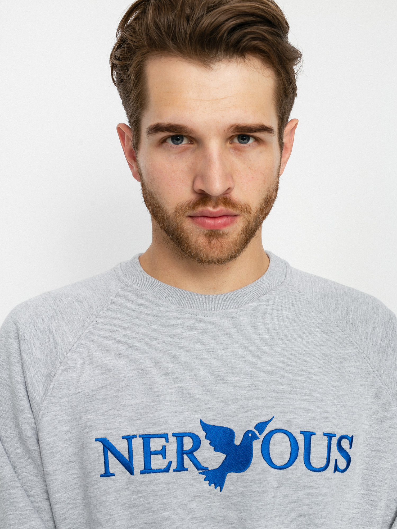 Nervous Classic Crew Pulóver (grey)