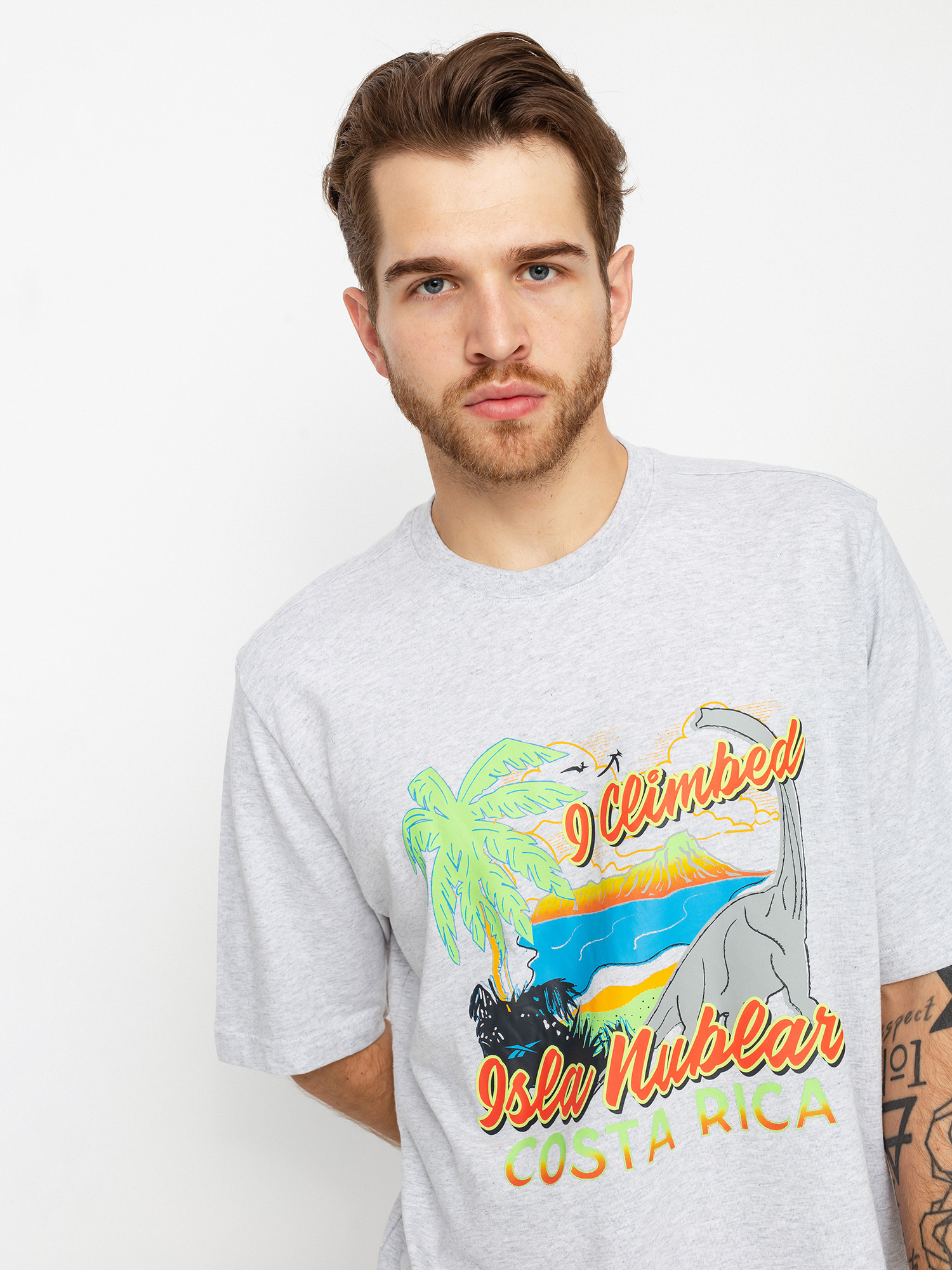 Reebok X Jurassic Park póló (isla nu lgreyh)