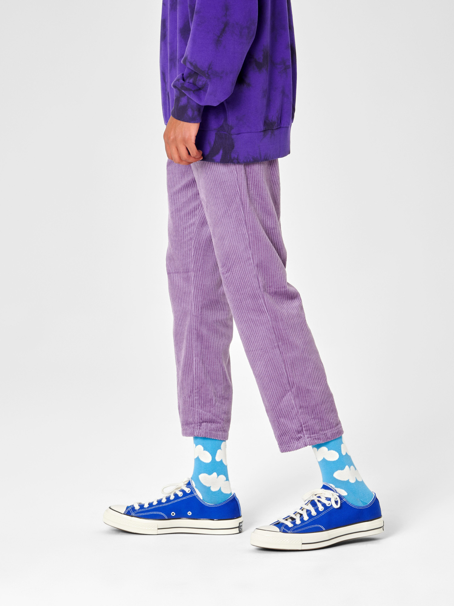 Happy Socks Cloudy Zokni (blue/white)