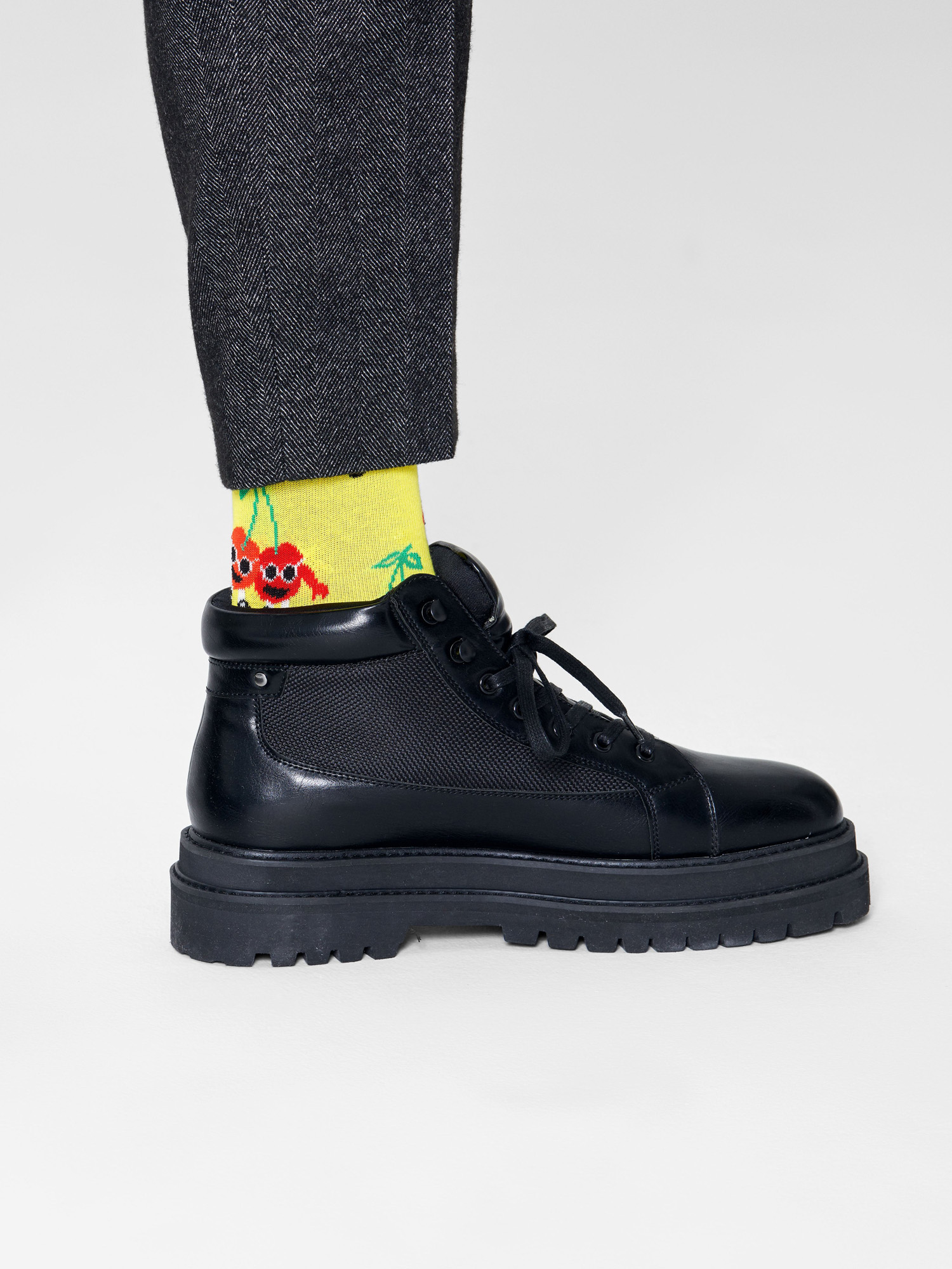 Happy Socks Cherry Mates Zokni (yellow/red)