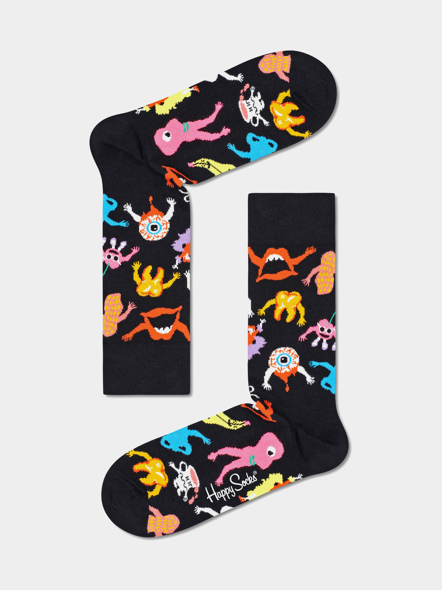 Happy Socks Halloween Monsters Zokni (black/multi)
