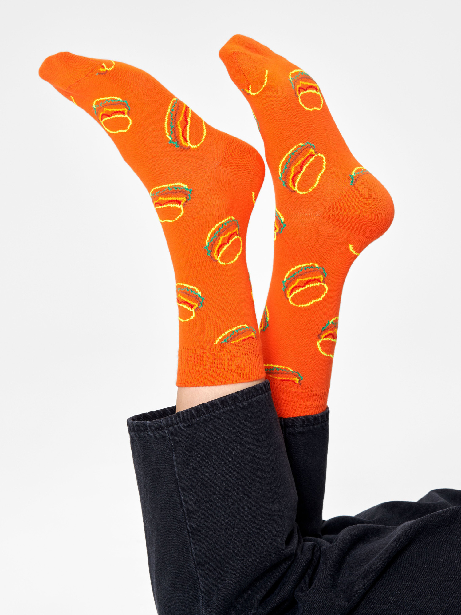 Happy Socks Lunch Time Zokni (orange)