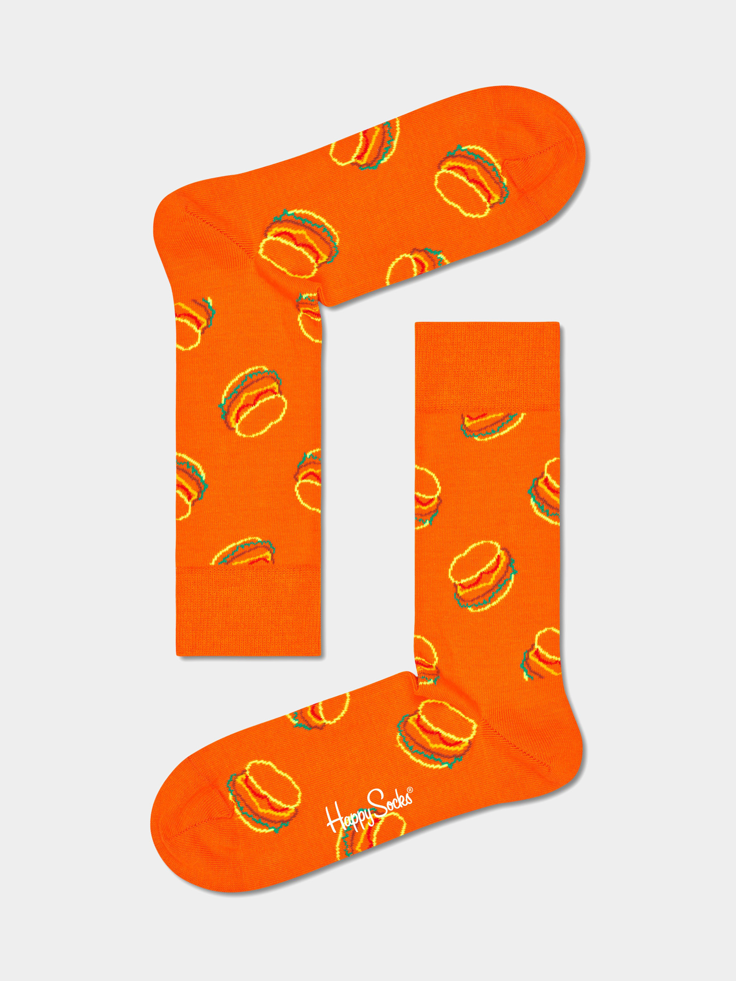Happy Socks Lunch Time Zokni (orange)