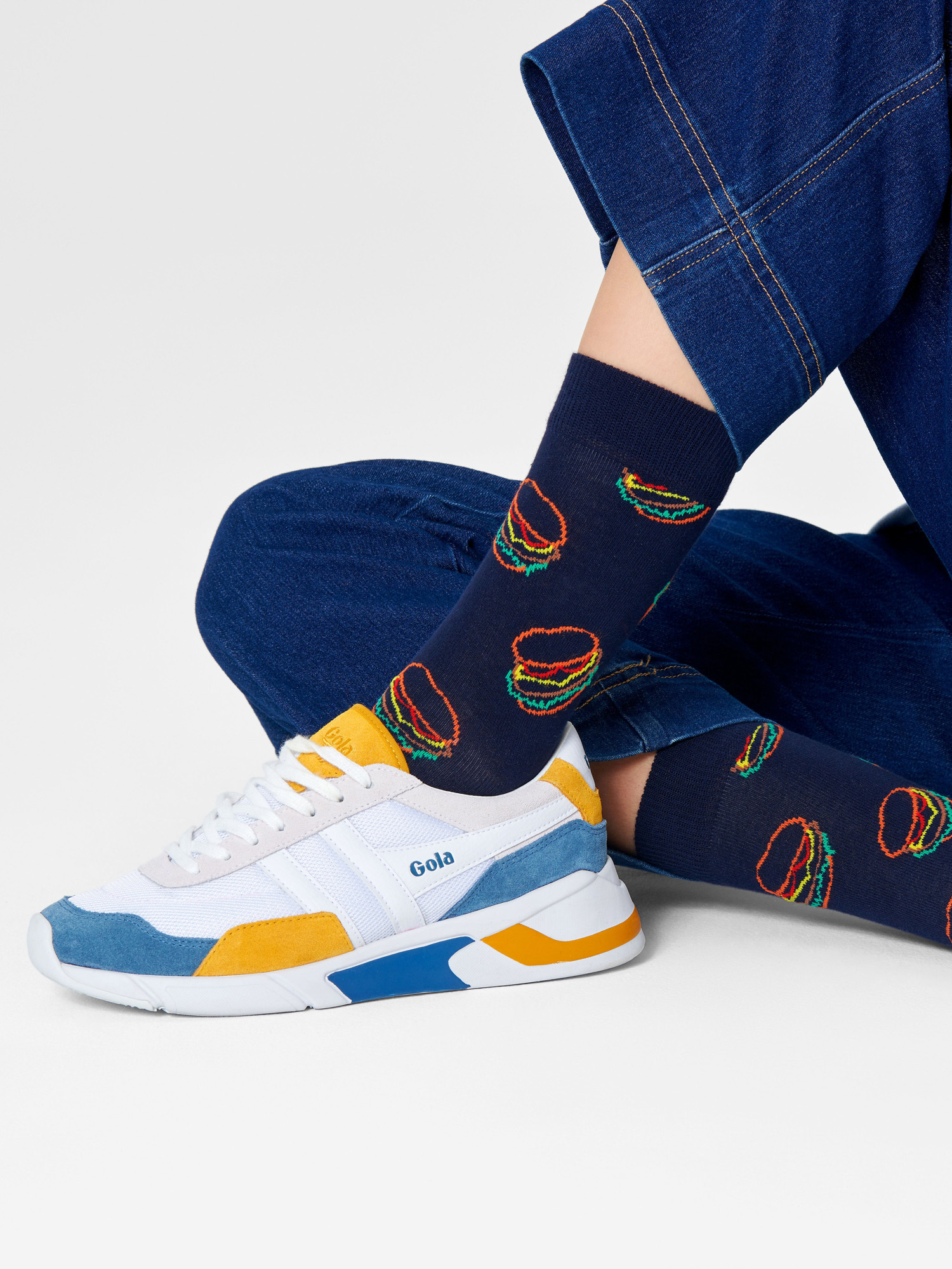 Happy Socks Lunch Time Zokni (black)