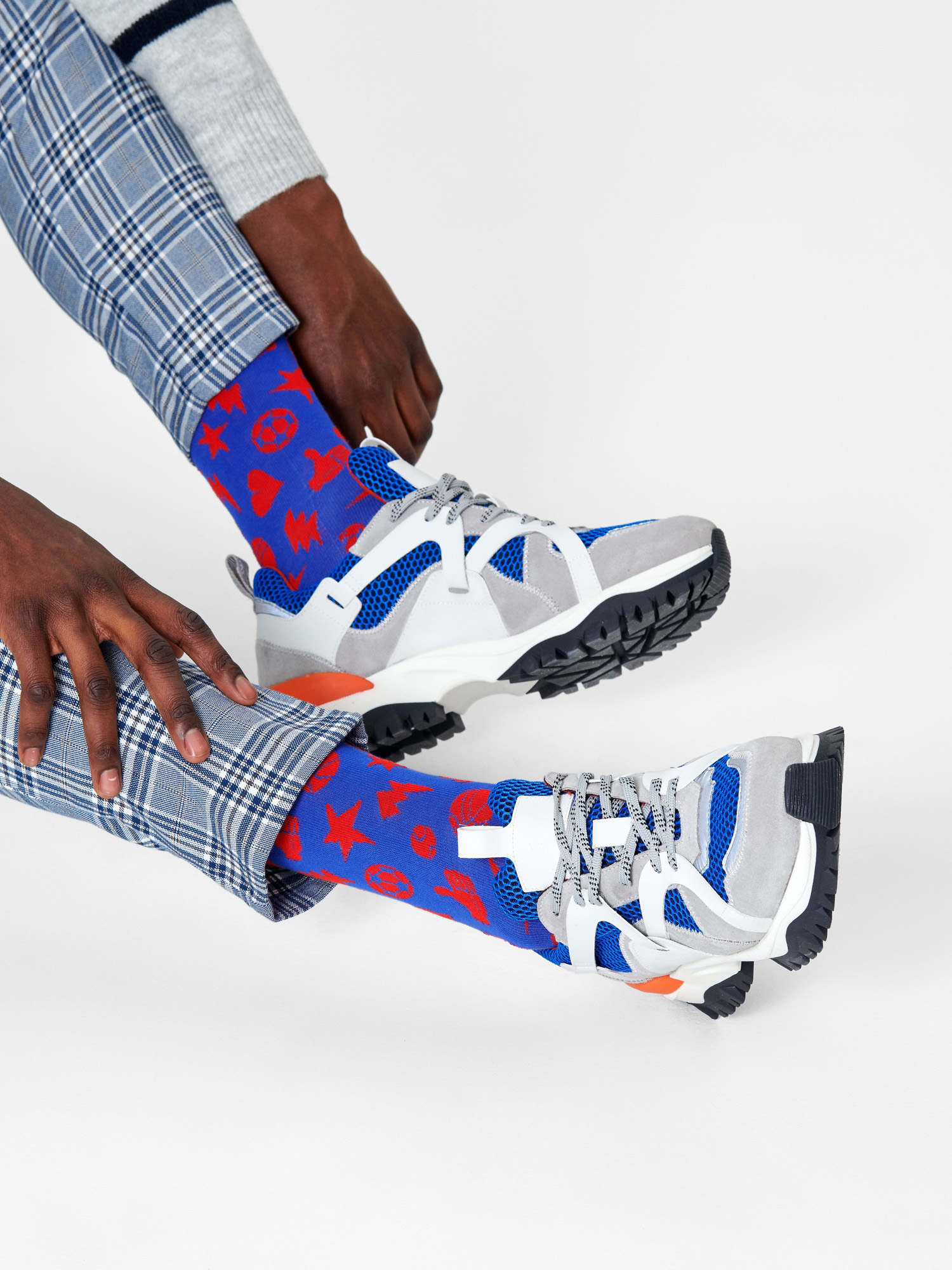 Happy Socks Play It Zokni (purple/red)