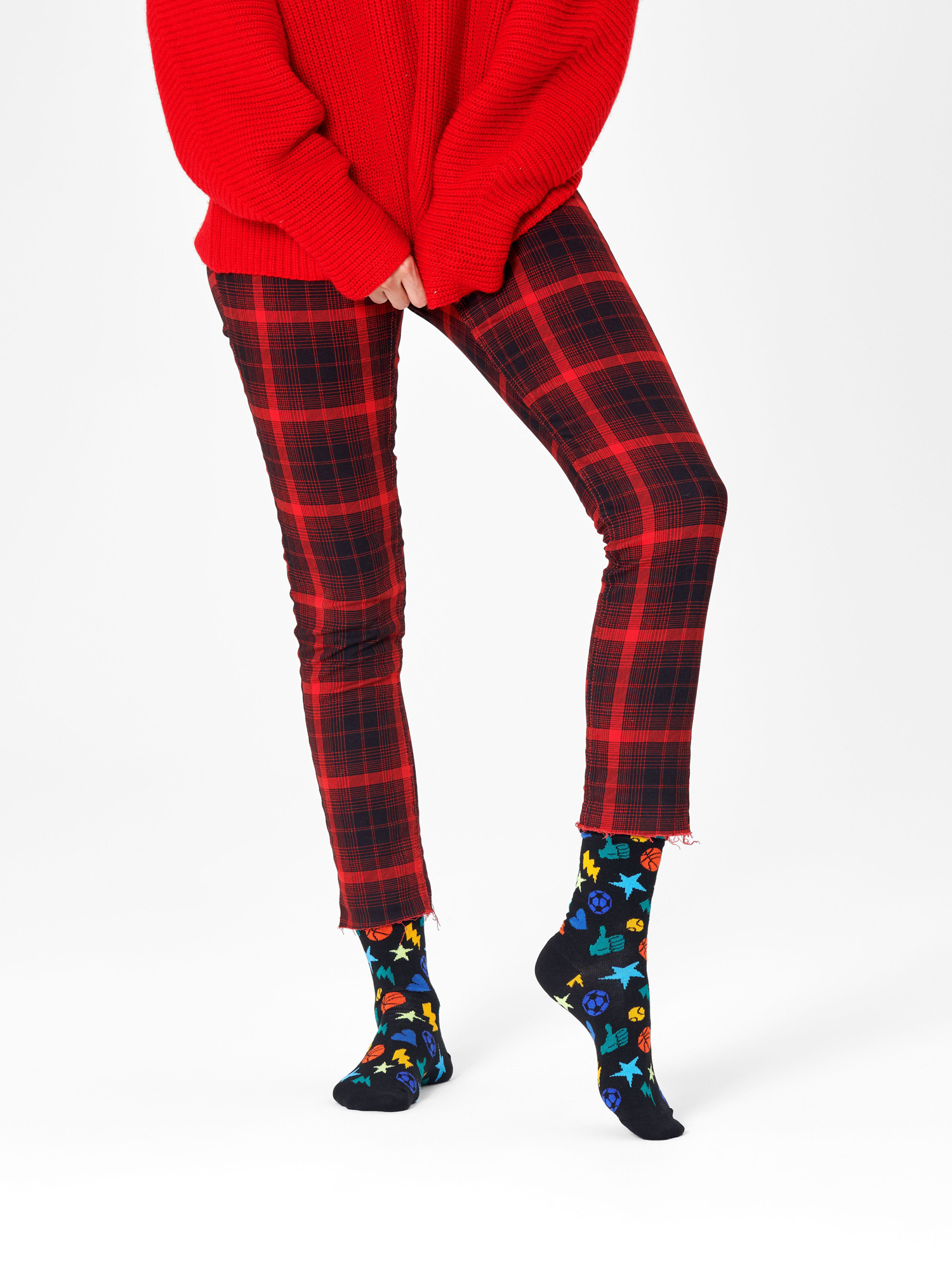 Happy Socks Play It Zokni (black/multi)