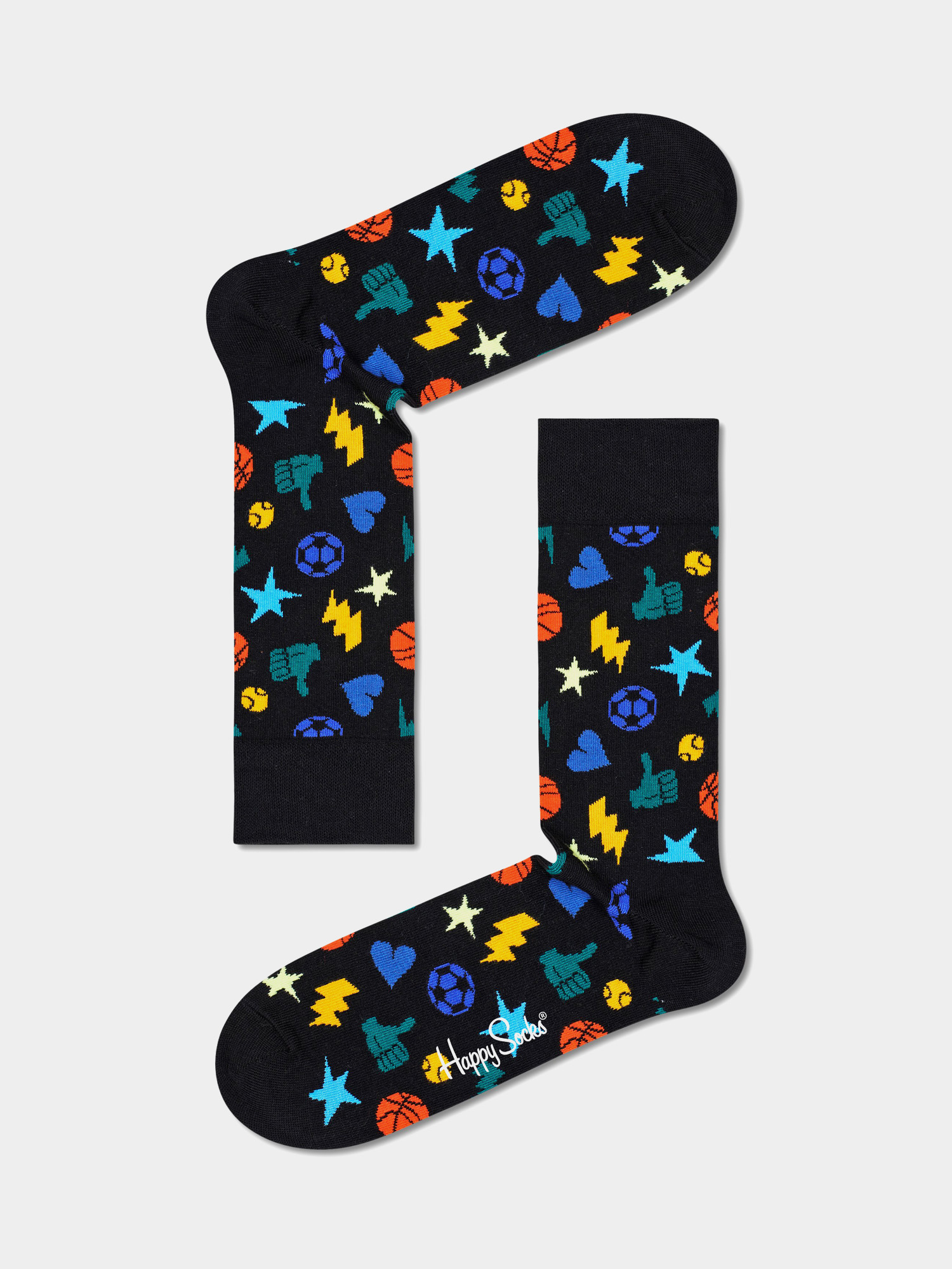 Happy Socks Play It Zokni (black/multi)