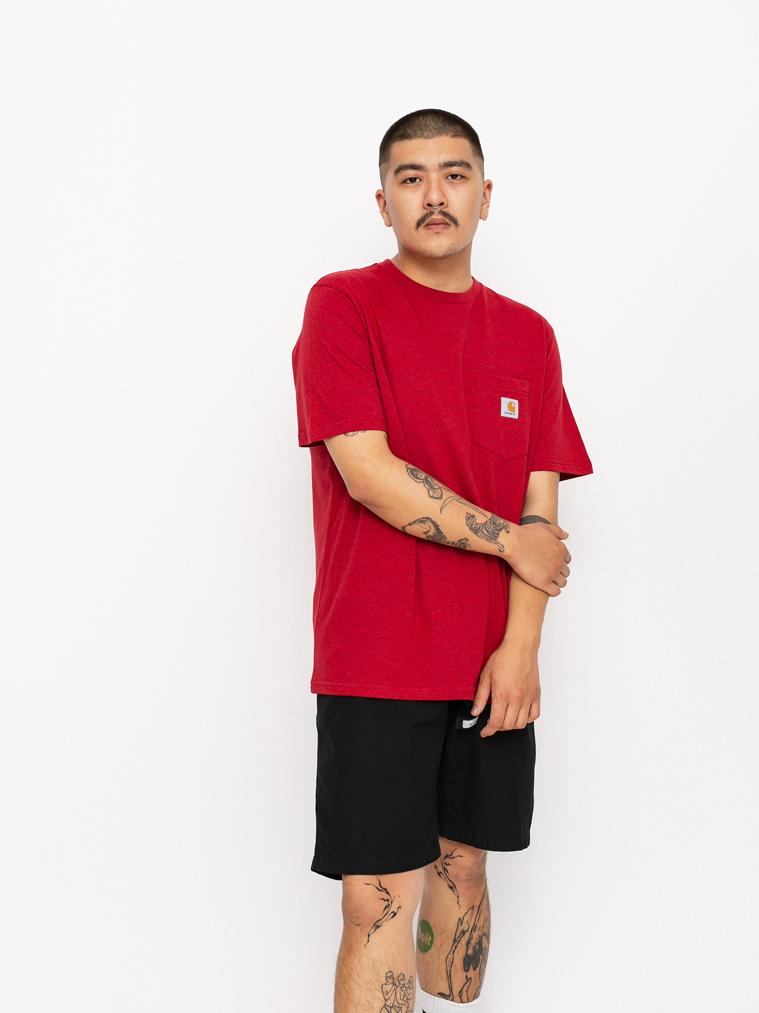 Carhartt WIP Pocket póló (arrow heather)