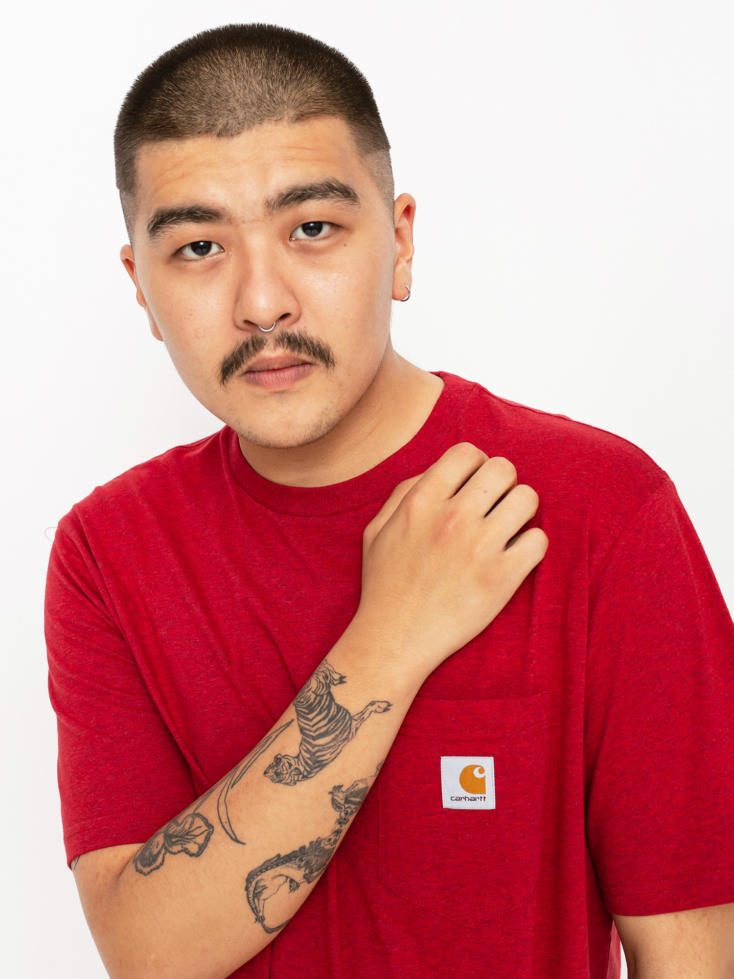 Carhartt WIP Pocket póló (arrow heather)