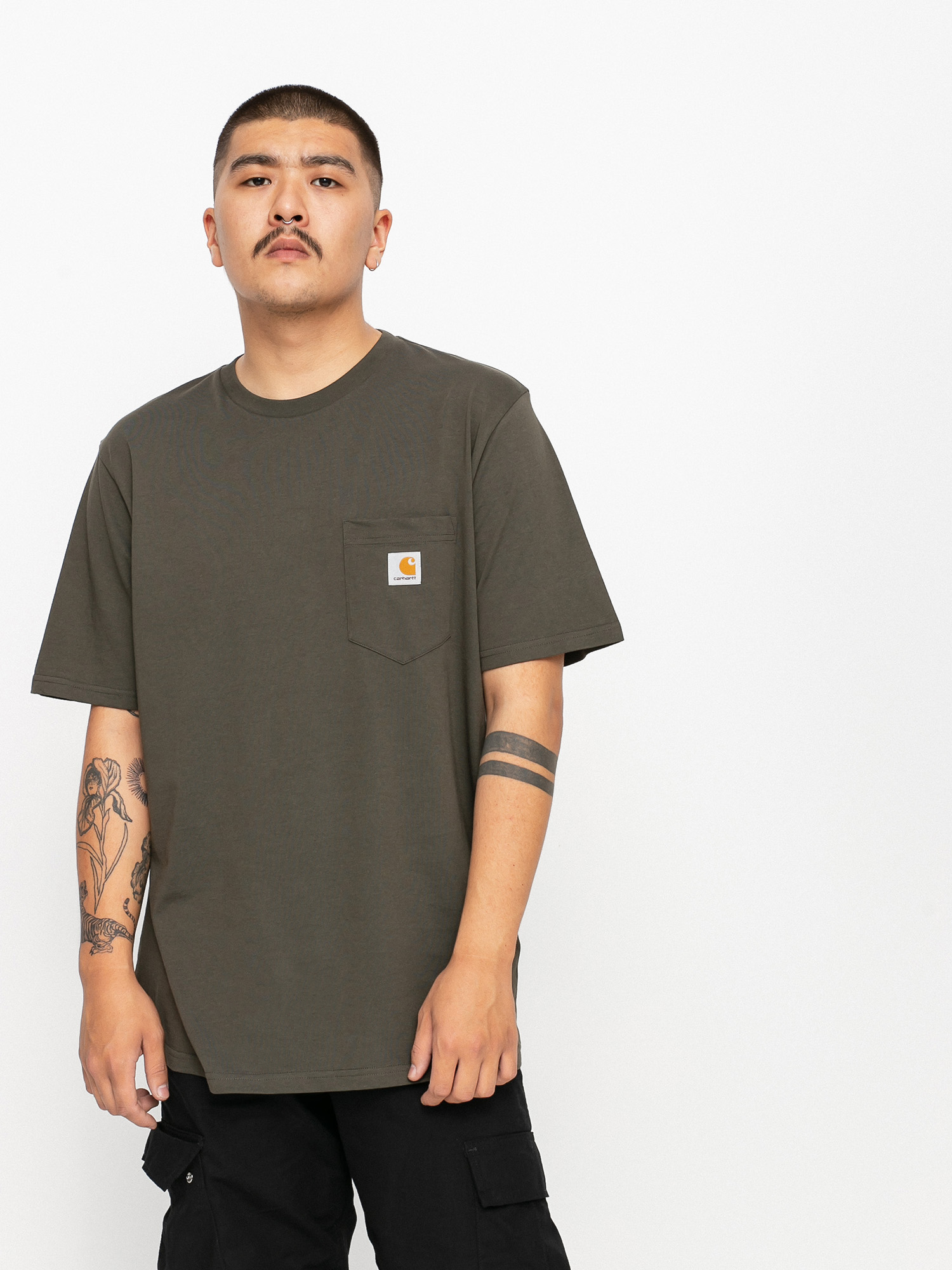 Carhartt WIP Pocket póló (cypress)