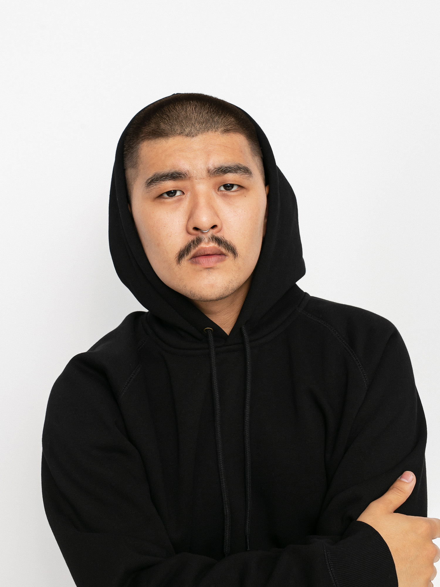 Carhartt WIP Chase HD Kapucnis pulóver (black/gold)