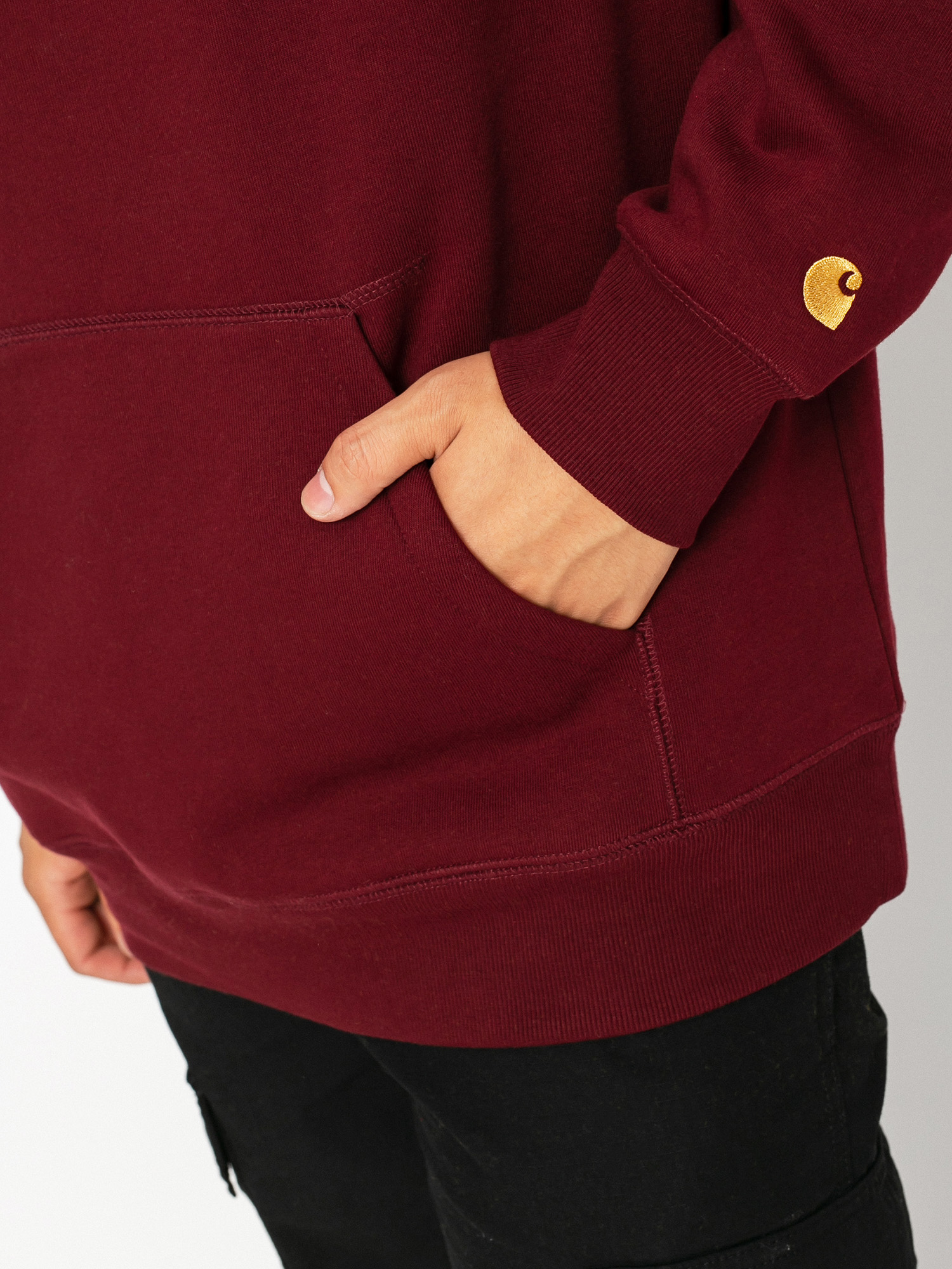 Carhartt WIP Chase HD Kapucnis pulóver (jam/gold)