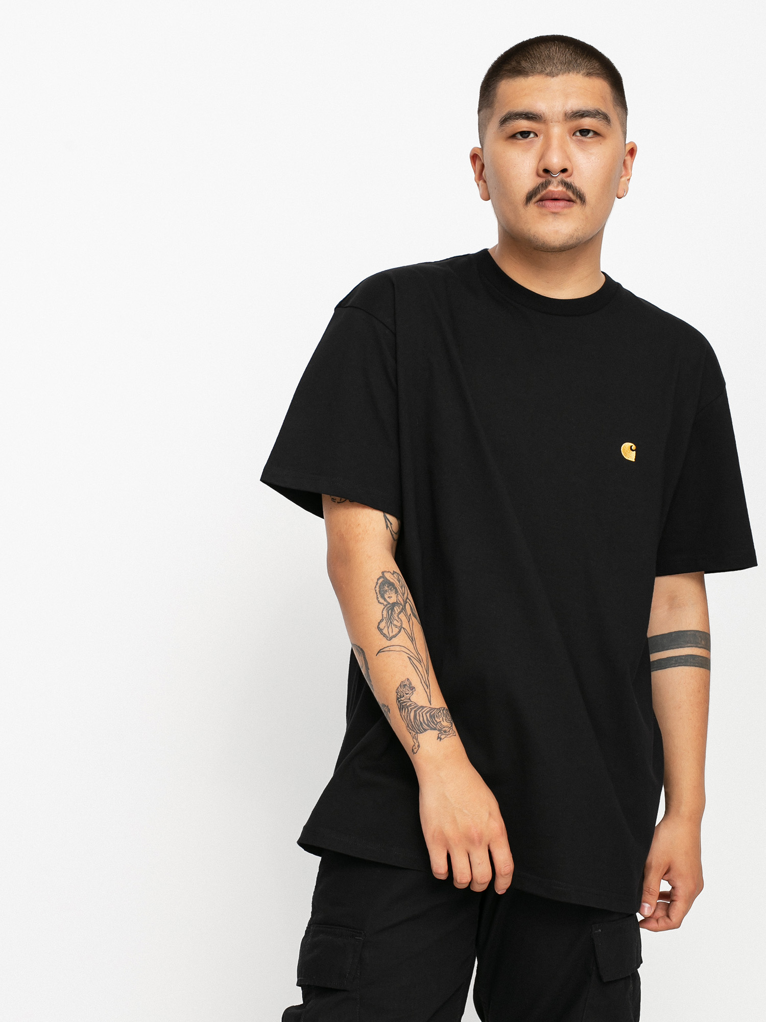 Carhartt WIP Chase Póló (black/gold)