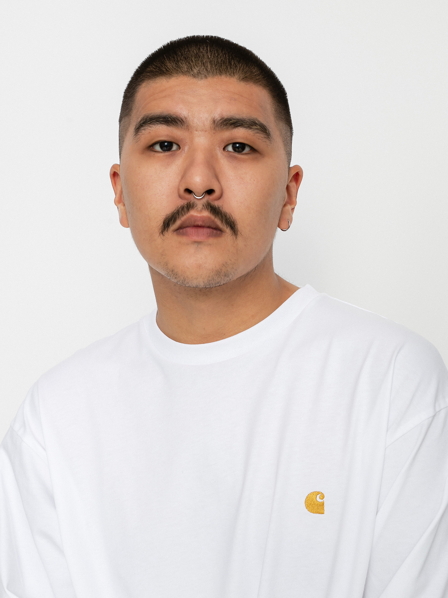 Carhartt WIP Chase Hosszú ujjú felső (white/gold)