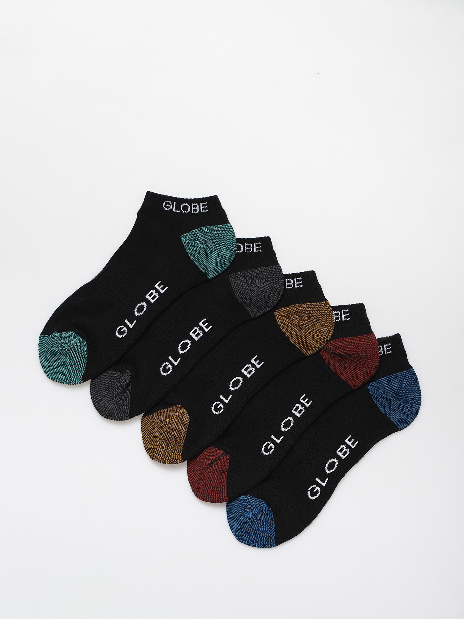 Globe Ingles Ankle 5 Pack Zokni