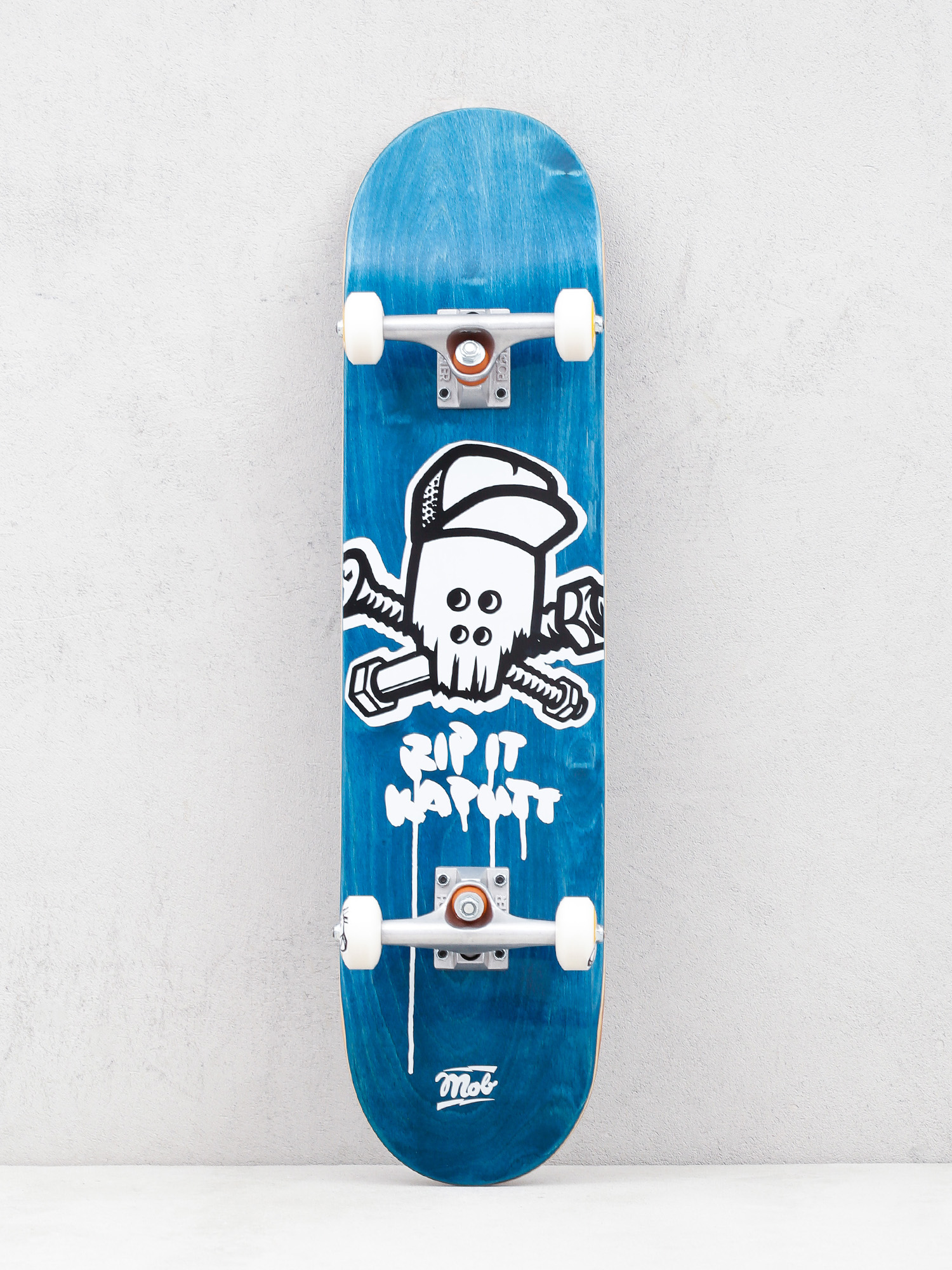 Mob Skateboards Skull Komplett gördeszka (teal)
