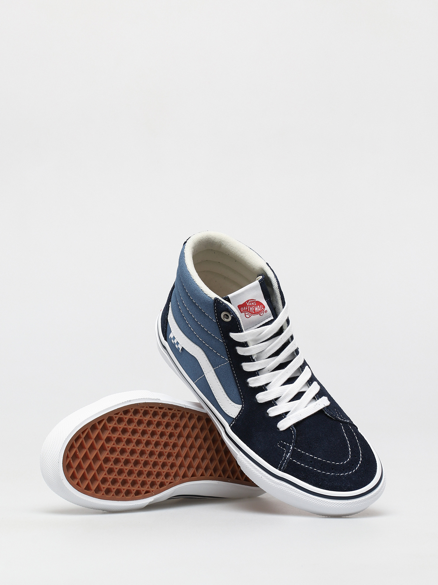 Vans Skate Sk8 Hi Cipők (navy/white)
