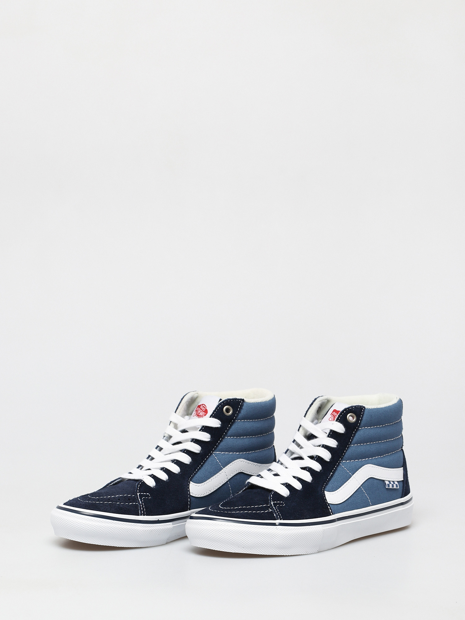 Vans Skate Sk8 Hi Cipők (navy/white)