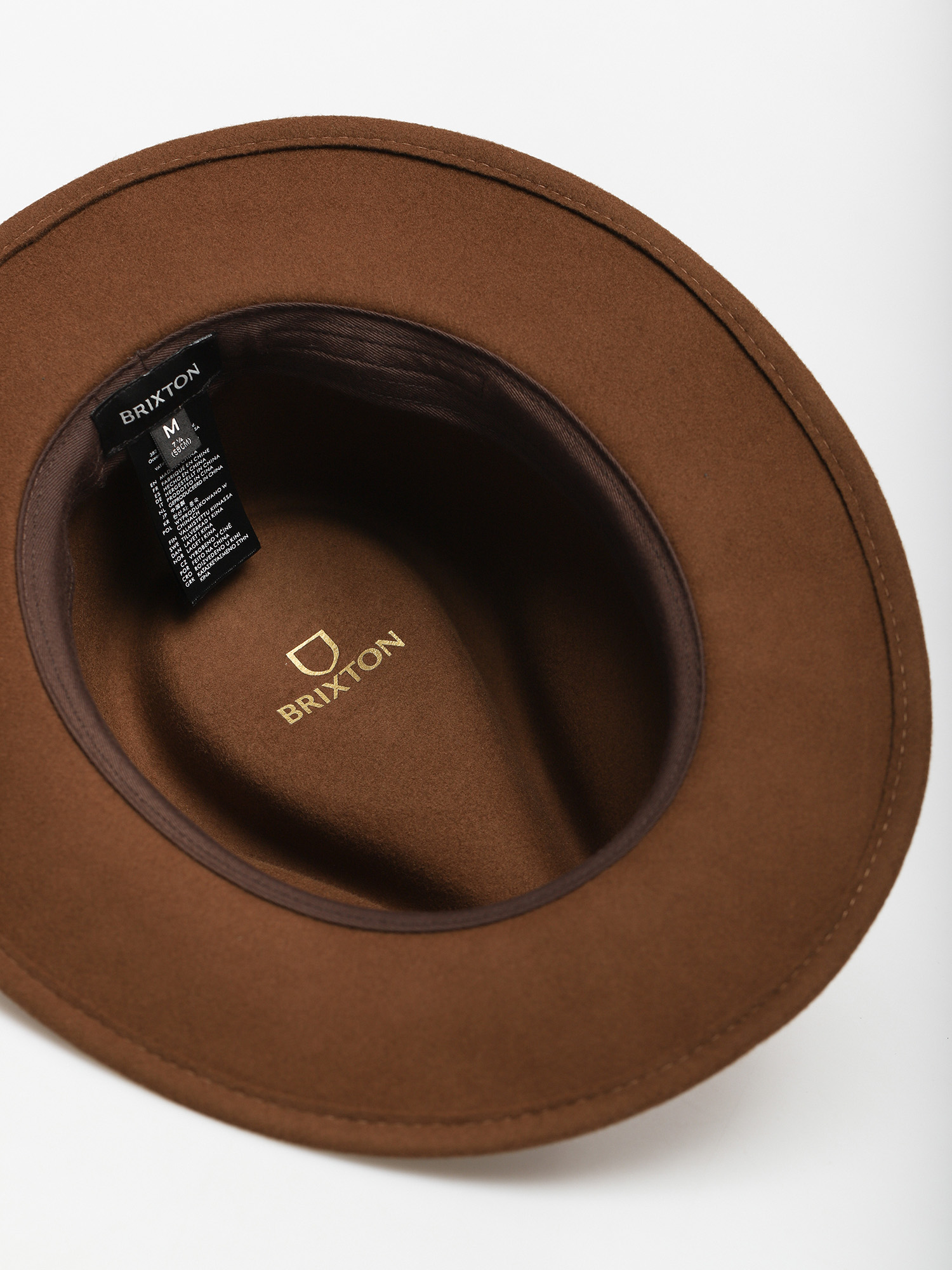 Brixton Messer Packable Fedora Kalap (coffee)