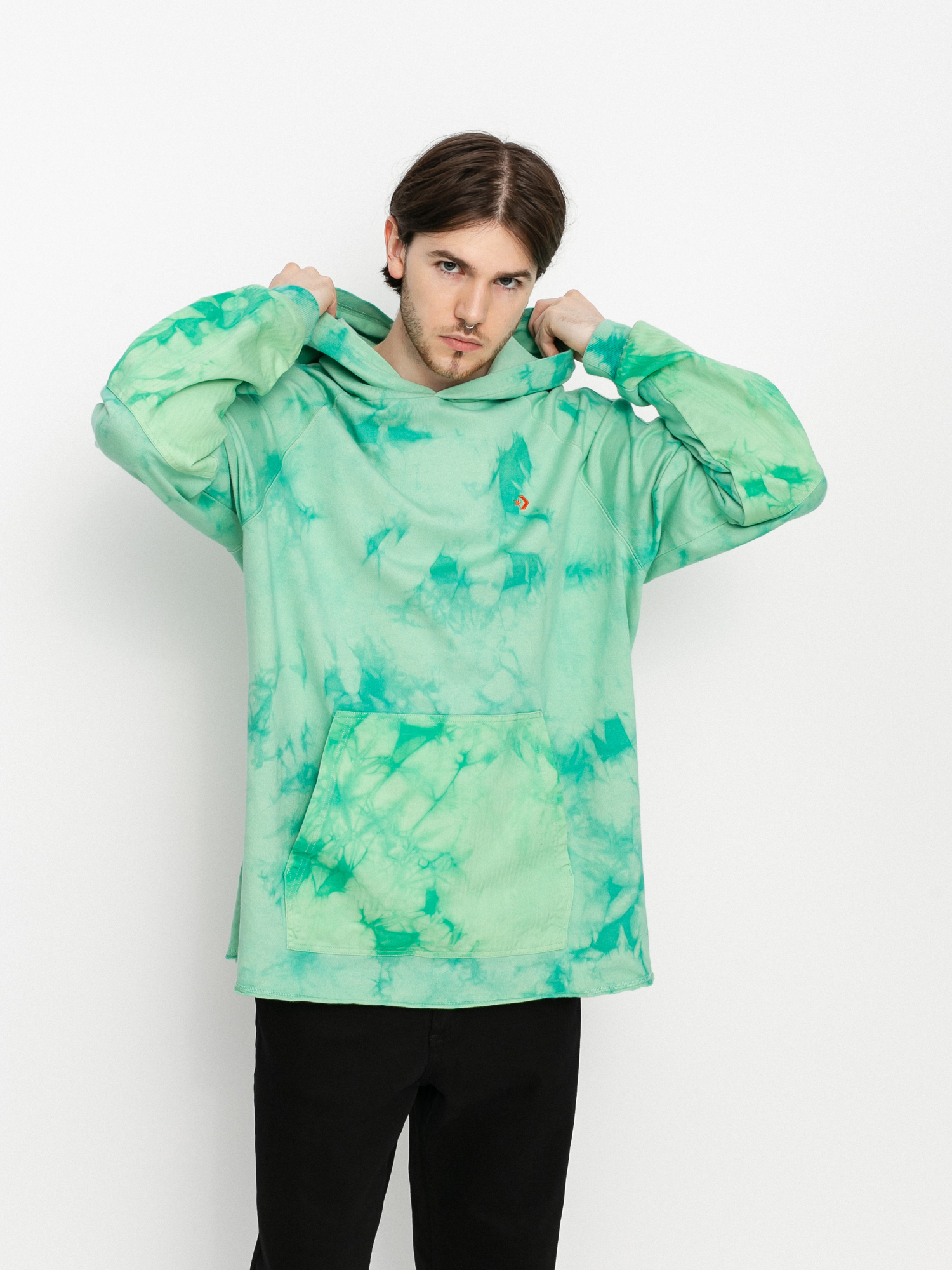 Converse Marble HD Kapucnis pulóver (harbor teal)