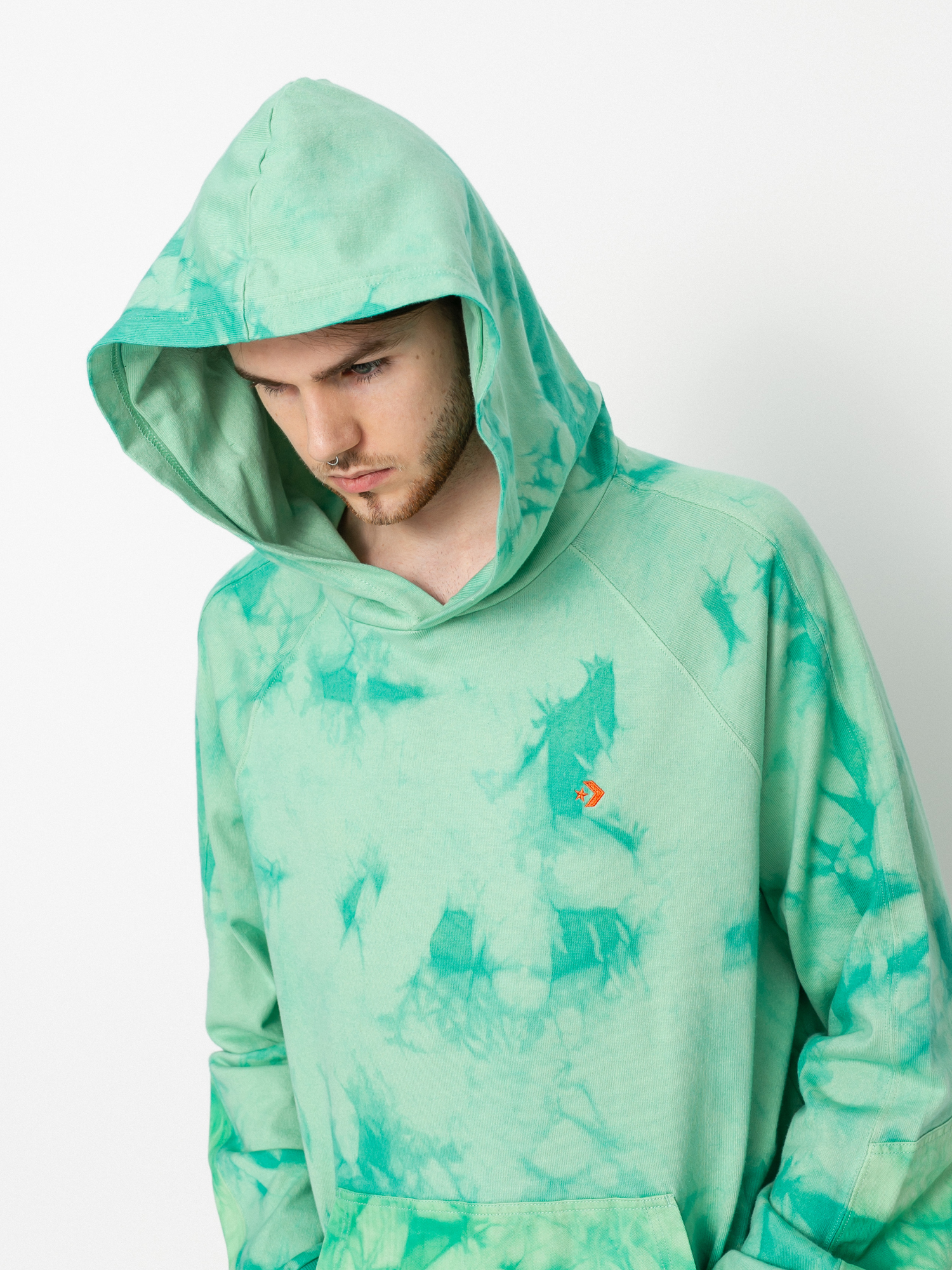 Converse Marble HD Kapucnis pulóver (harbor teal)