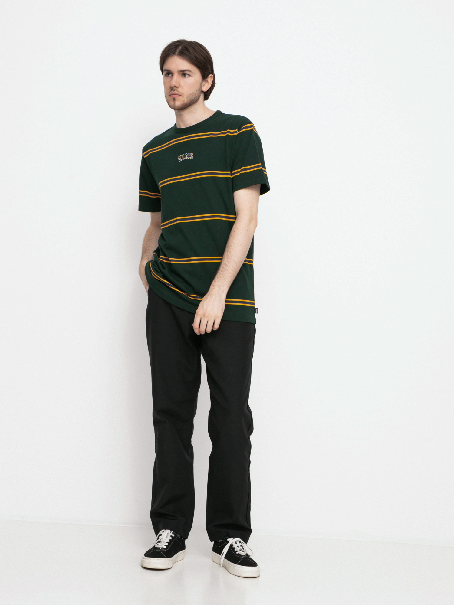 Vans 66 Champs Stripe póló (scarab)