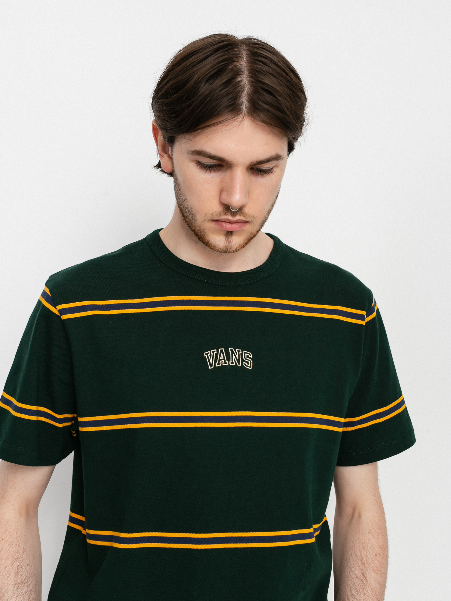 Vans 66 Champs Stripe póló (scarab)