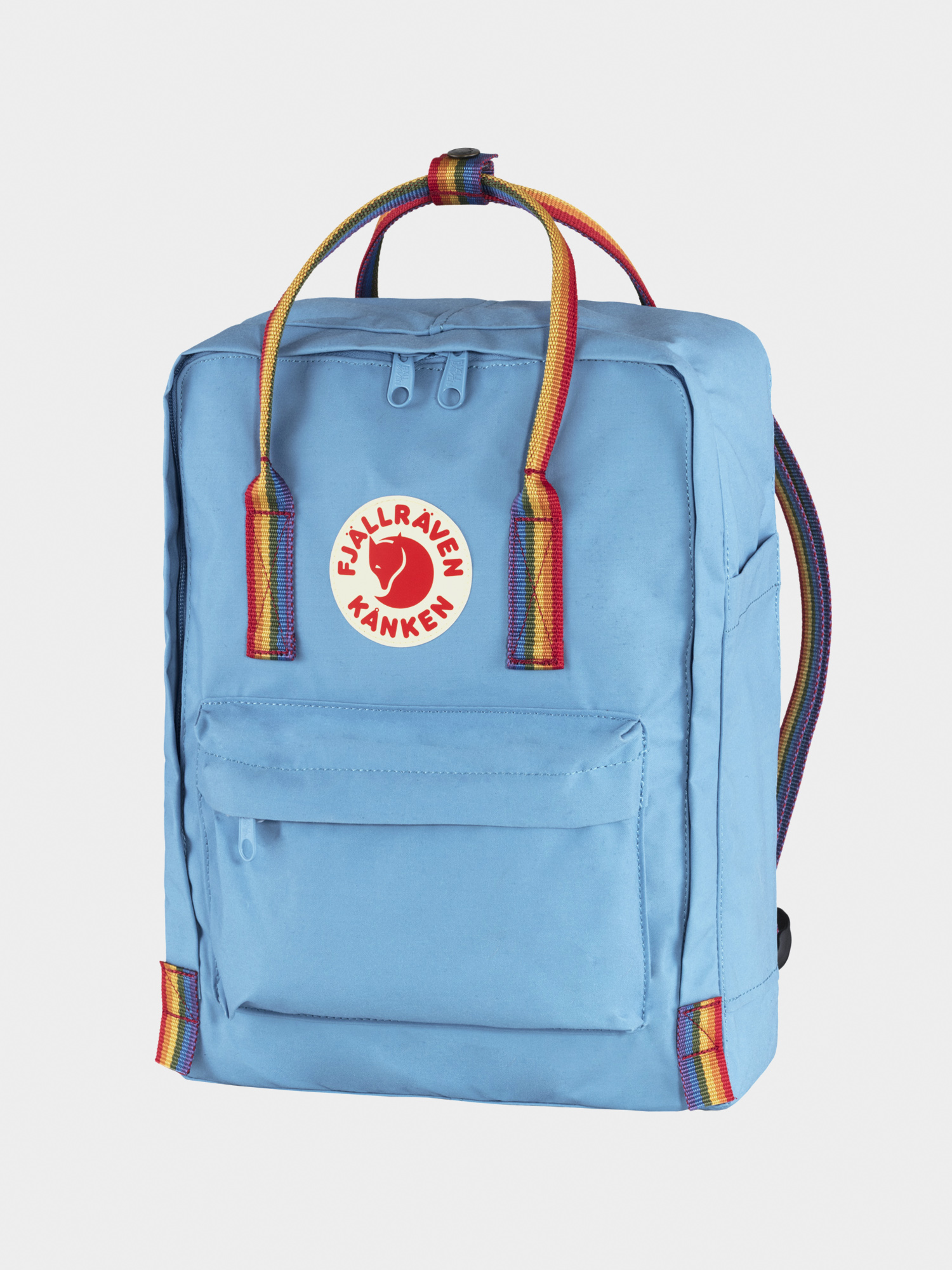 Fjallraven Kanken Rainbow Hátizsák (air blue/rainbow pattern)