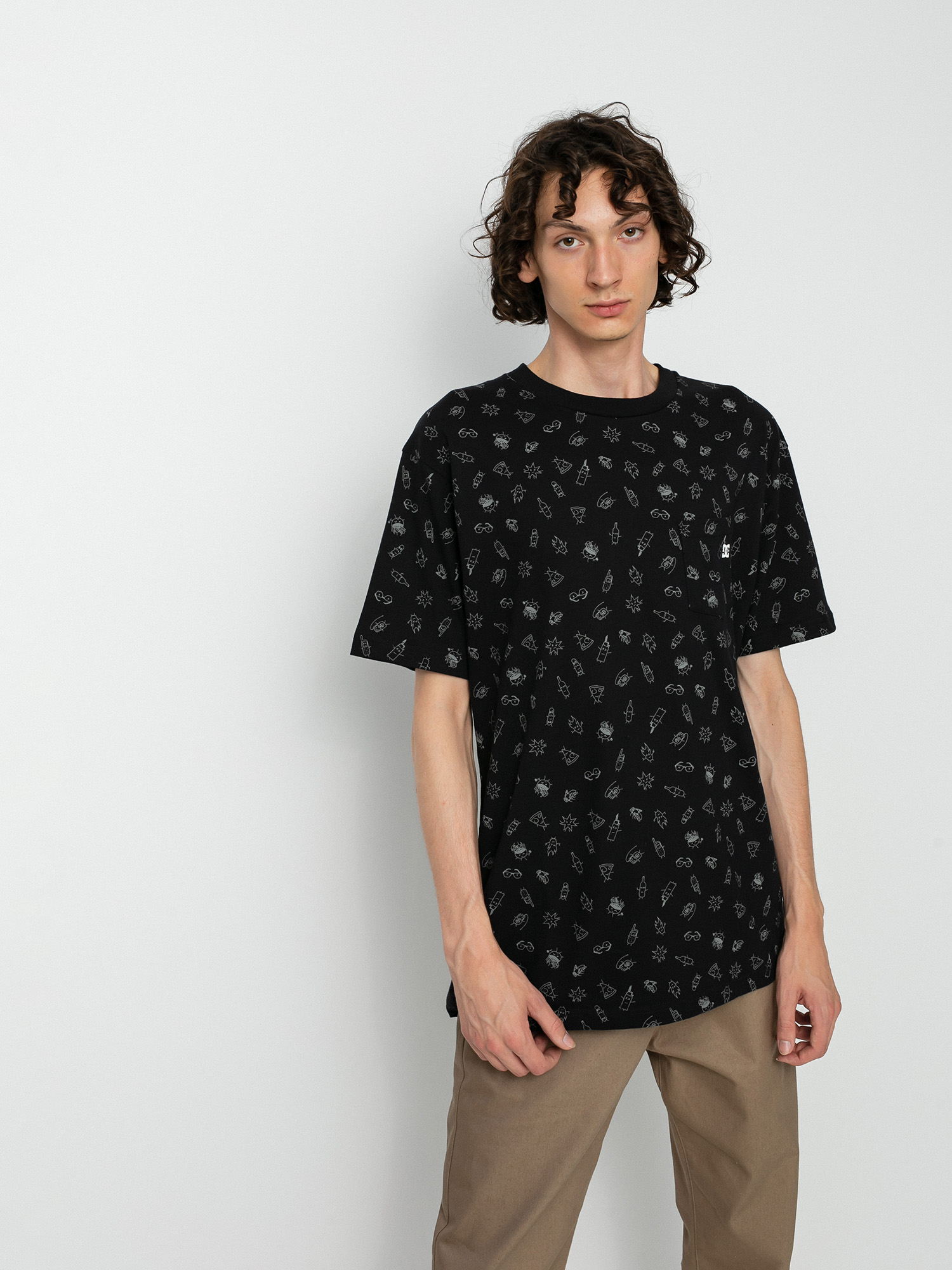 DC Wes Kremer All Over Pocket Hss póló (black)