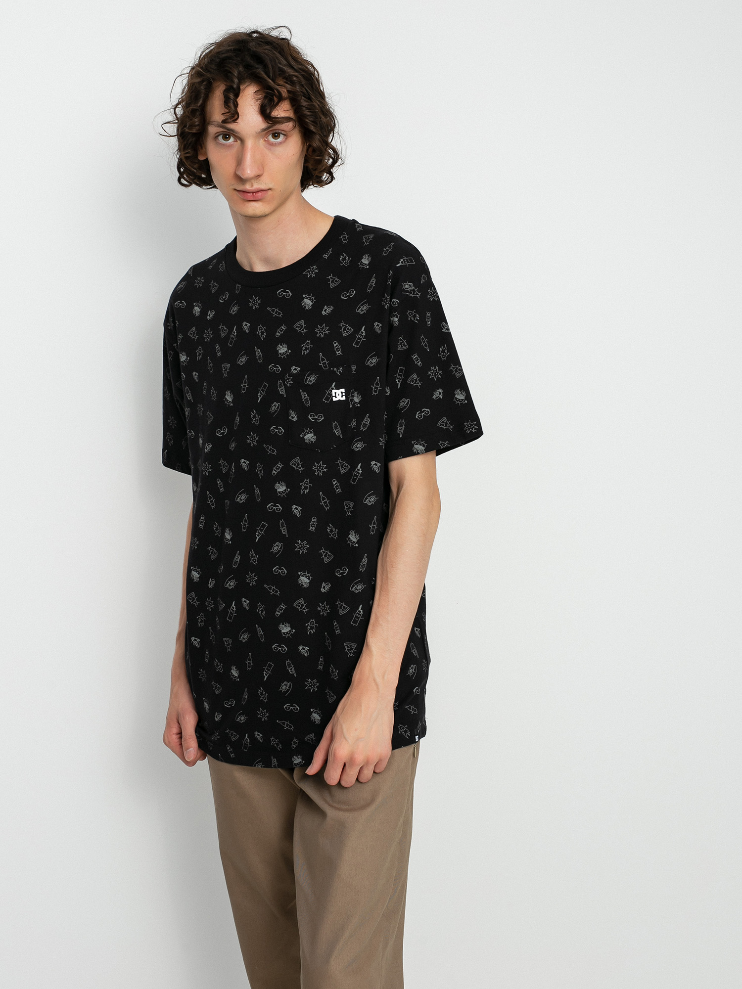 DC Wes Kremer All Over Pocket Hss póló (black)