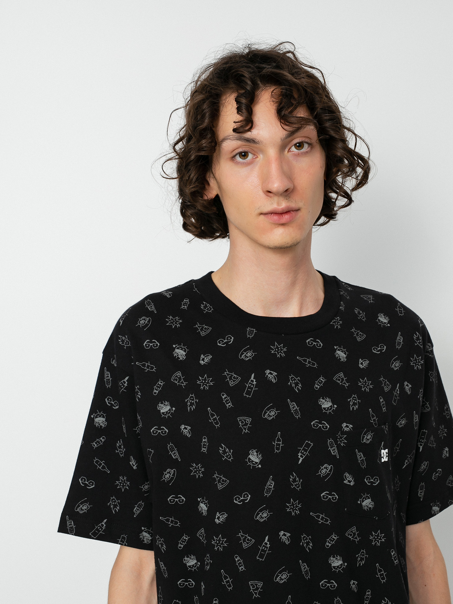 DC Wes Kremer All Over Pocket Hss póló (black)