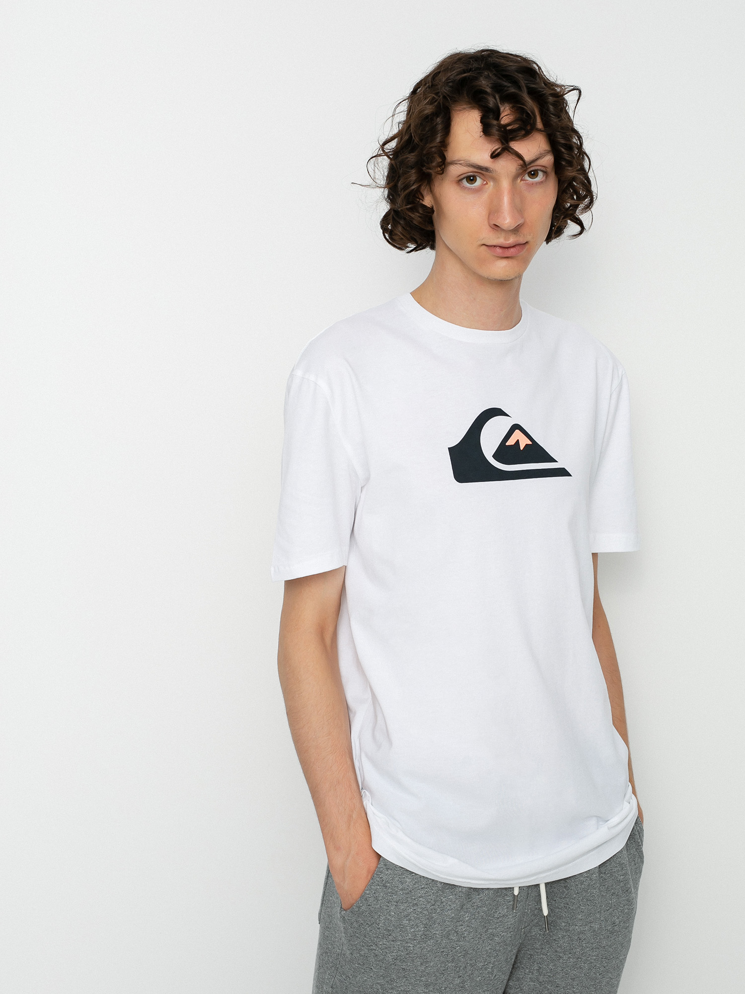 Quiksilver Comp Logo póló (white)