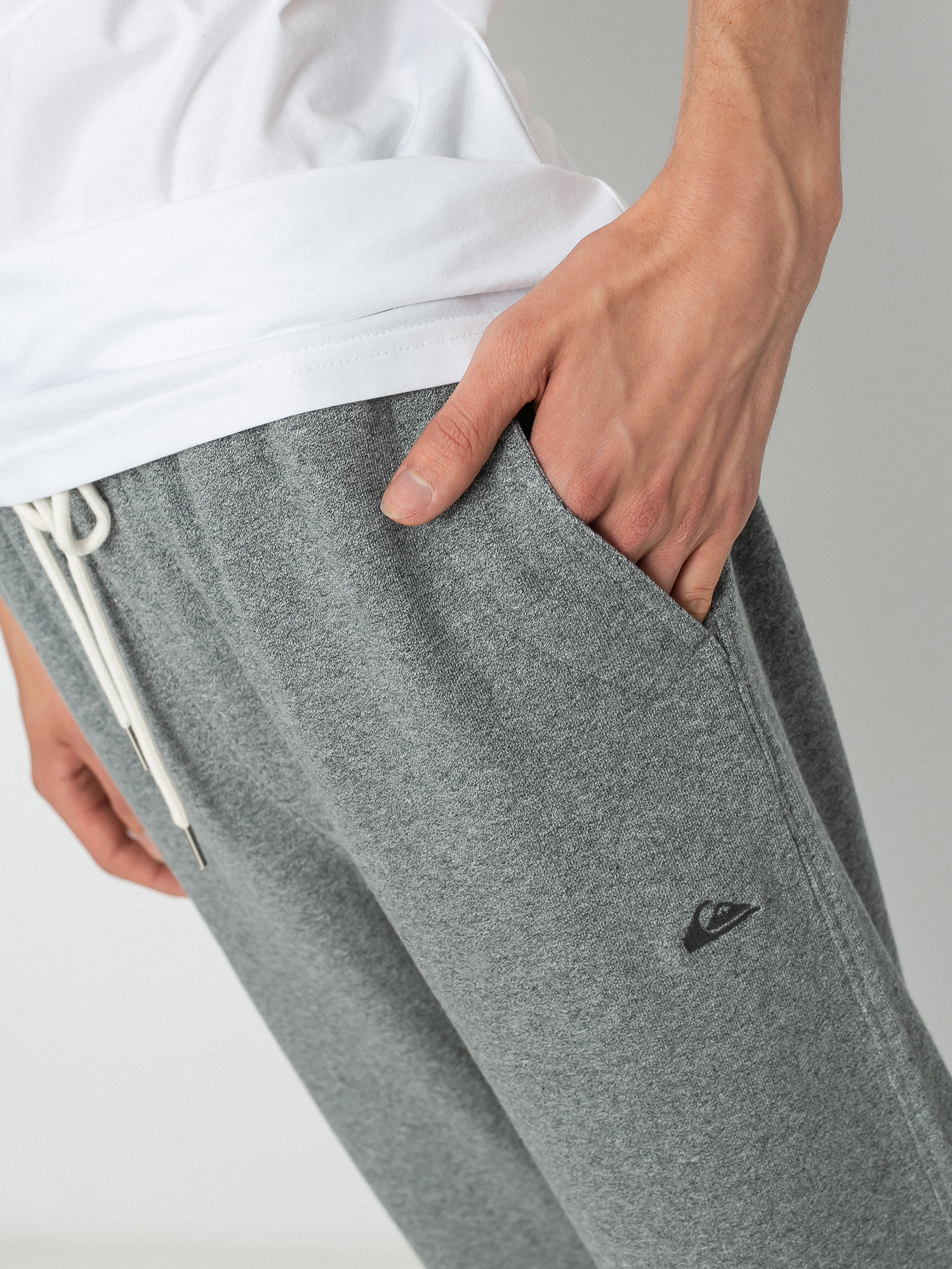 Quiksilver Essentials Terry Kisnadrág (light grey heather)