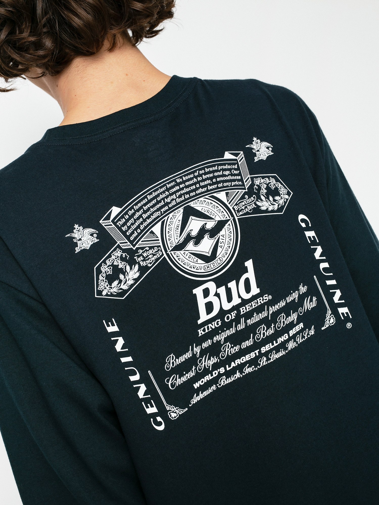 Billabong X Budweiser Insignia Hosszú ujjú felső (navy)