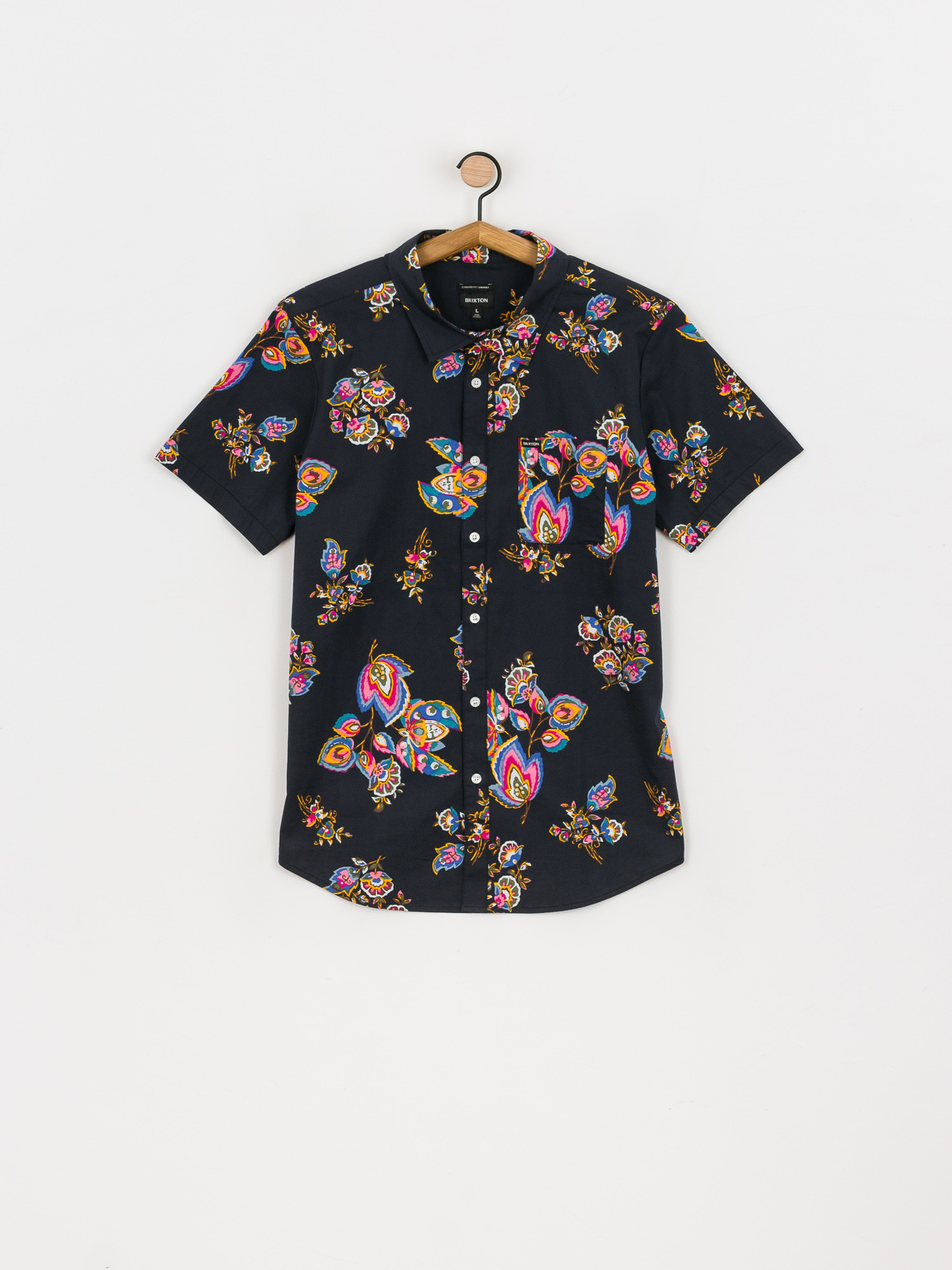 Brixton Charter Print Ing (black/purple)