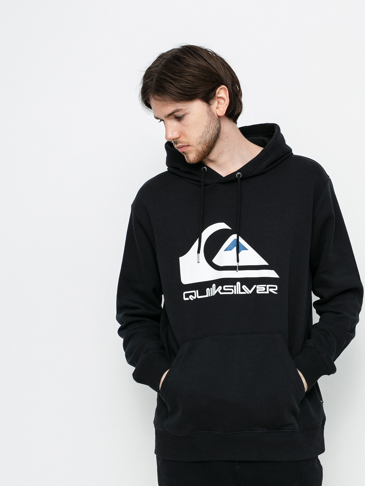 Quiksilver Big Logo HD Kapucnis pulóver (black)