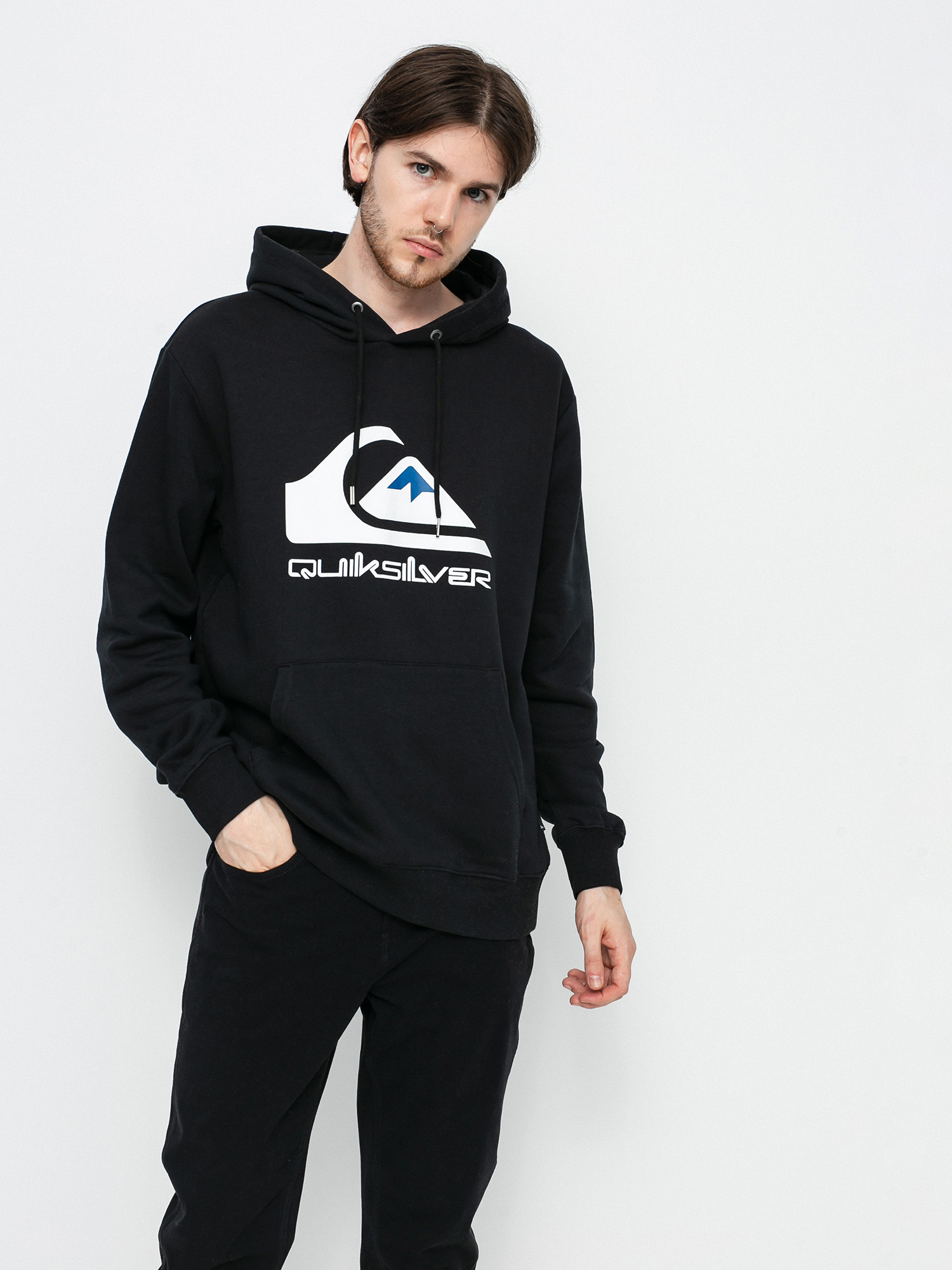 Quiksilver Big Logo HD Kapucnis pulóver (black)