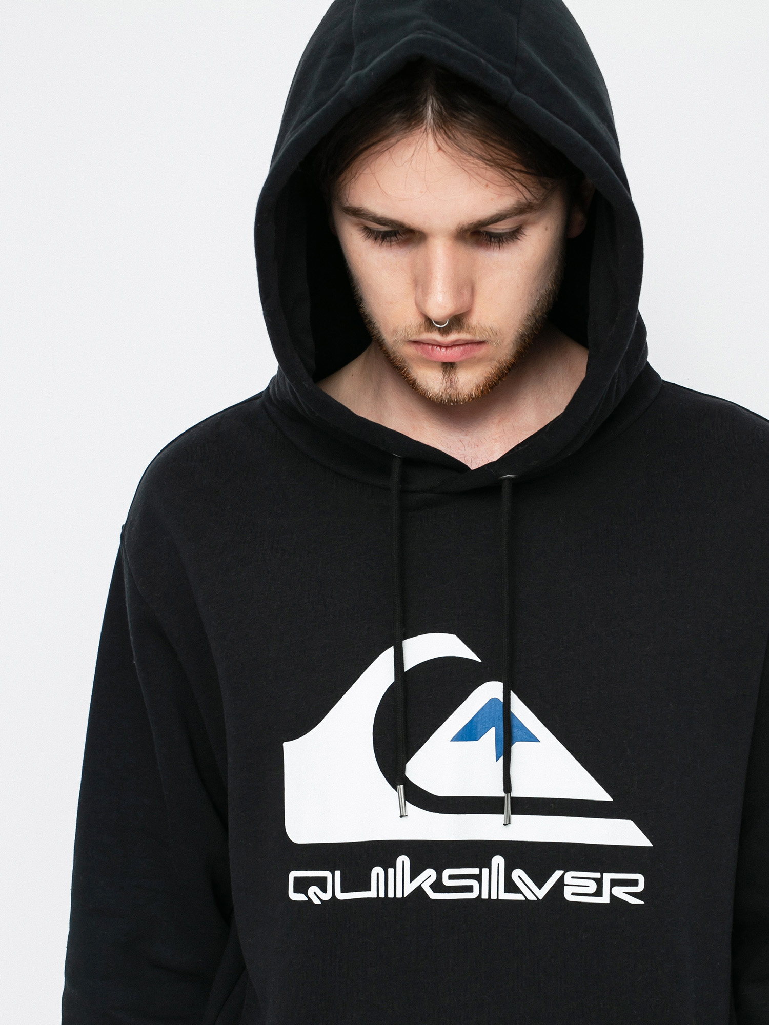 Quiksilver Big Logo HD Kapucnis pulóver (black)